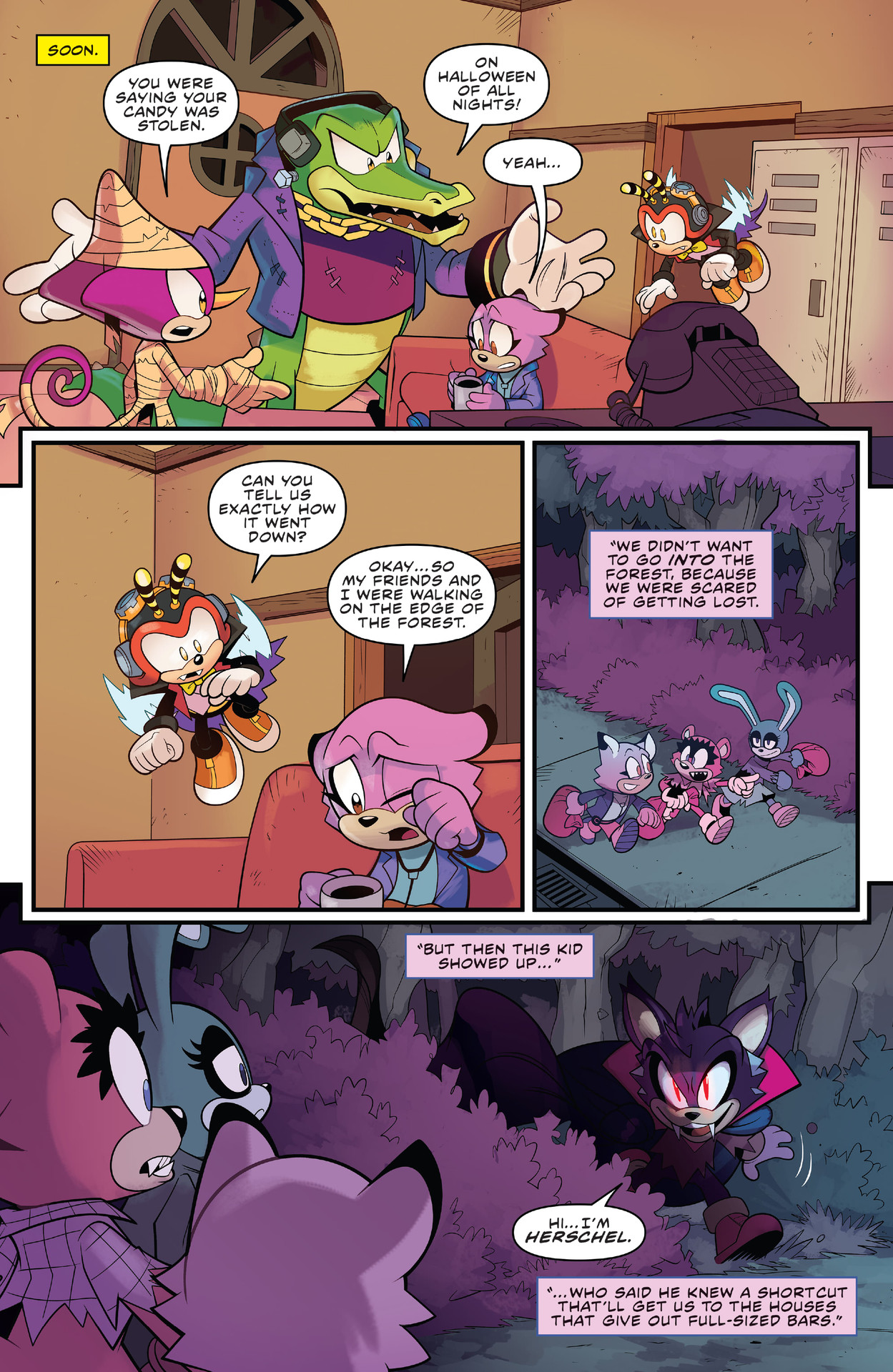 Sonic The Hedgehog (2018-): Chapter halloween - Page 5