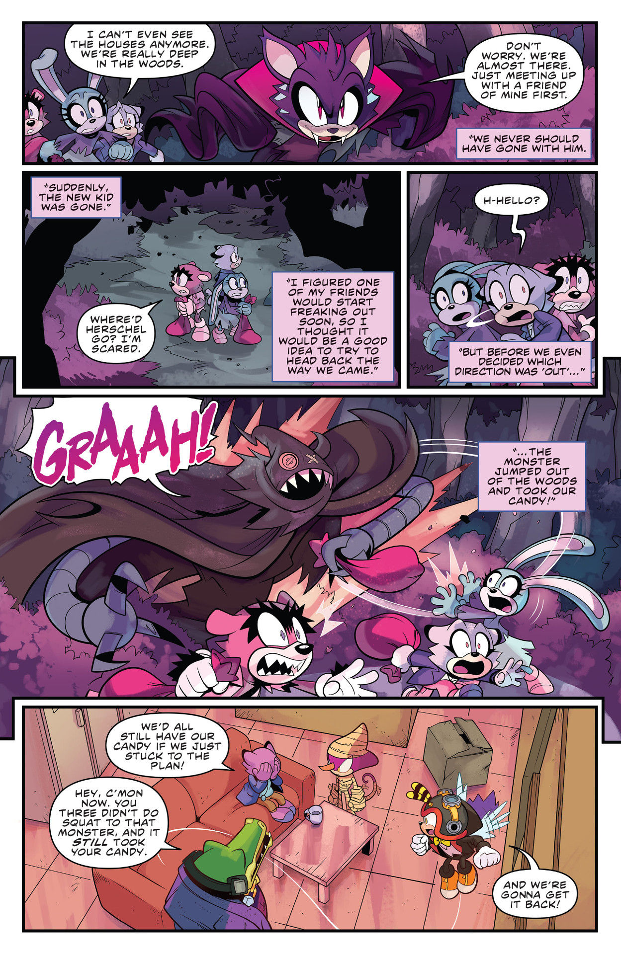 Sonic The Hedgehog (2018-): Chapter halloween - Page 6