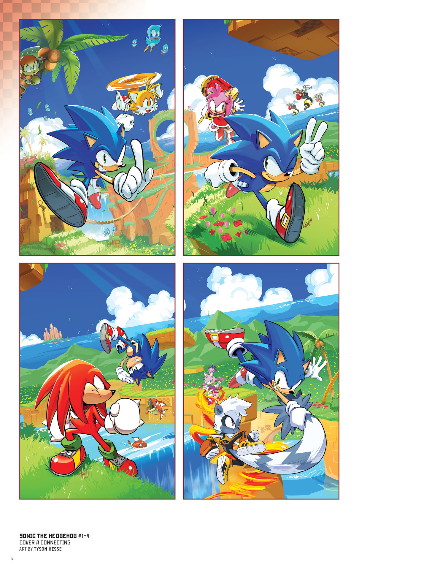 Sonic The Hedgehog: The IDW Comic Art Collection (2023): Chapter HC - Page 6