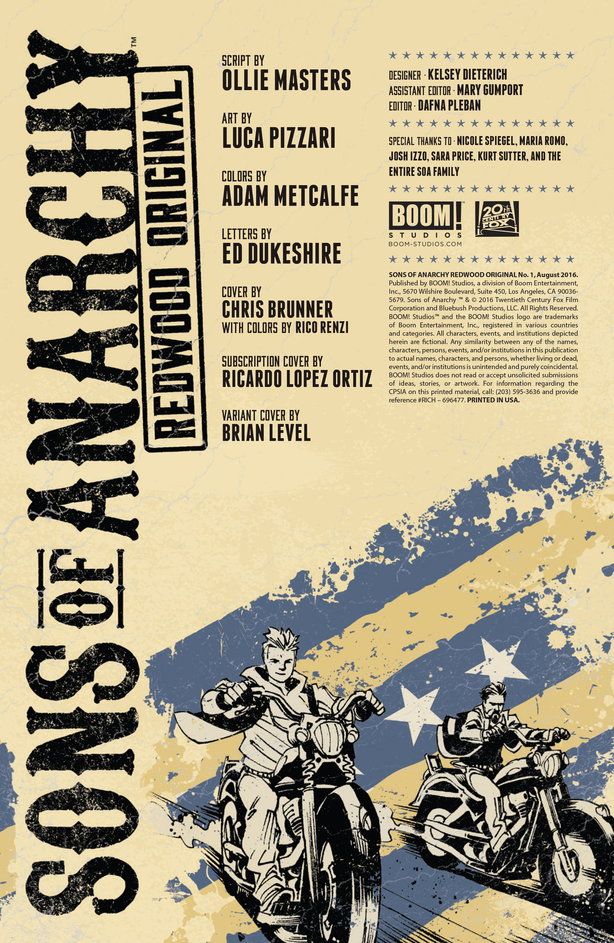 Sons of Anarchy: Redwood Original (2016-): Chapter 1 - Page 2