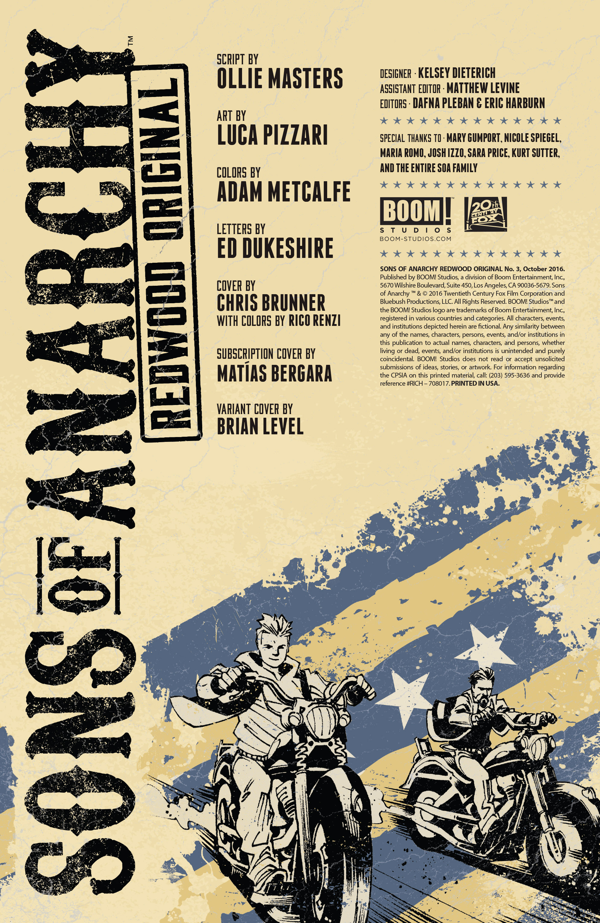 Sons of Anarchy: Redwood Original (2016-): Chapter 3 - Page 2