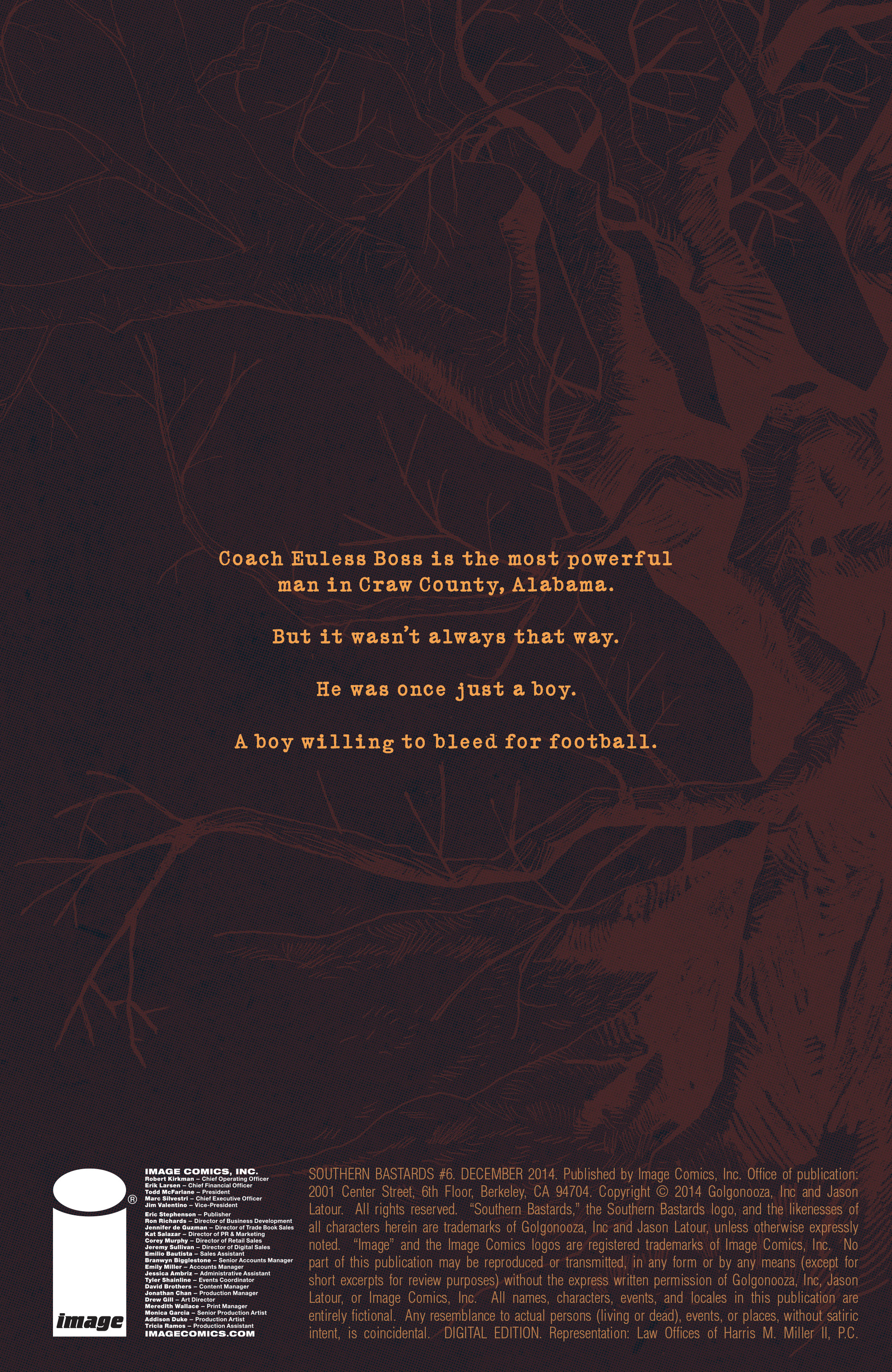 Southern Bastards (2014-): Chapter 6 - Page 2