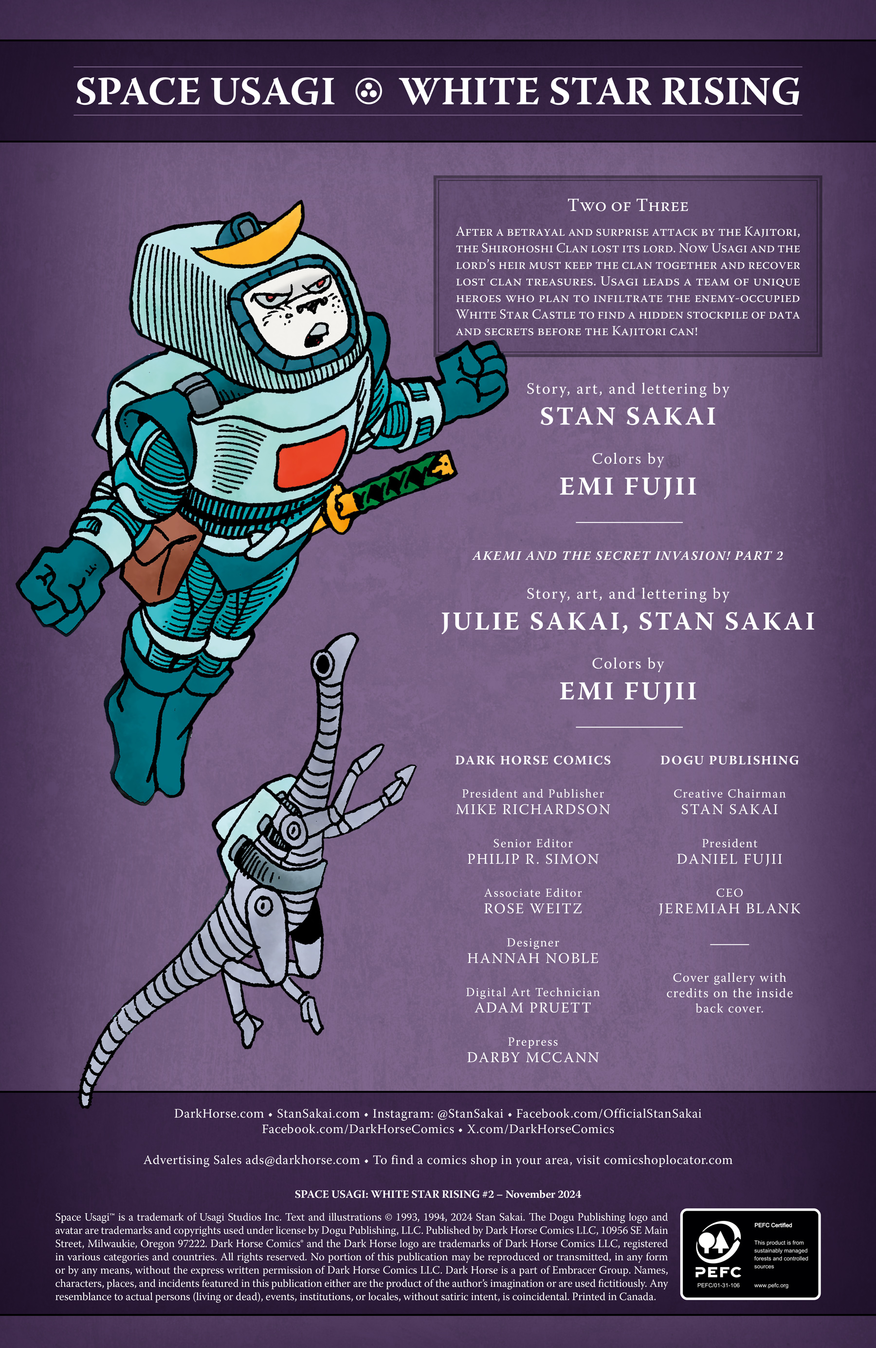 Space Usagi: White Star Rising (2024-): Chapter 2 - Page 2