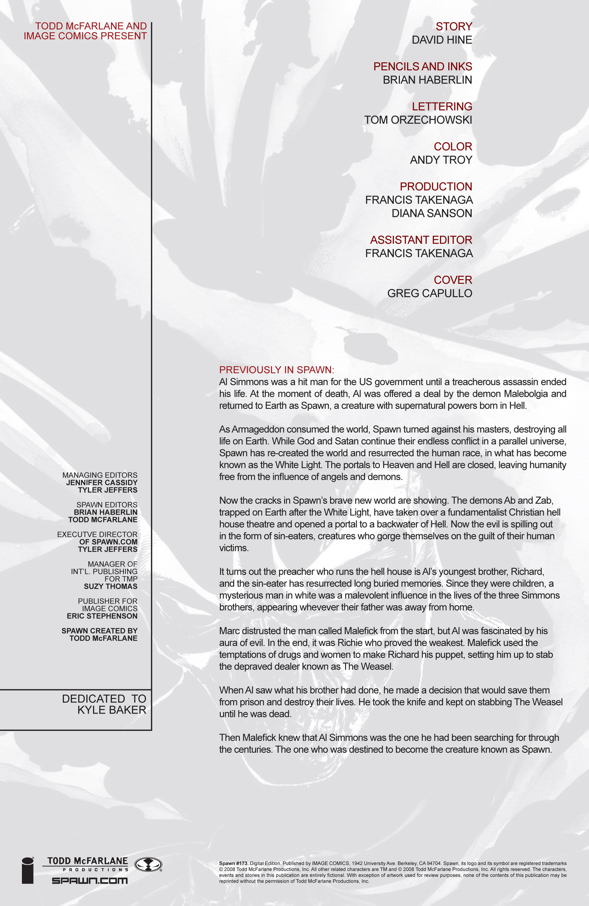 Spawn (1992-): Chapter 173 - Page 2