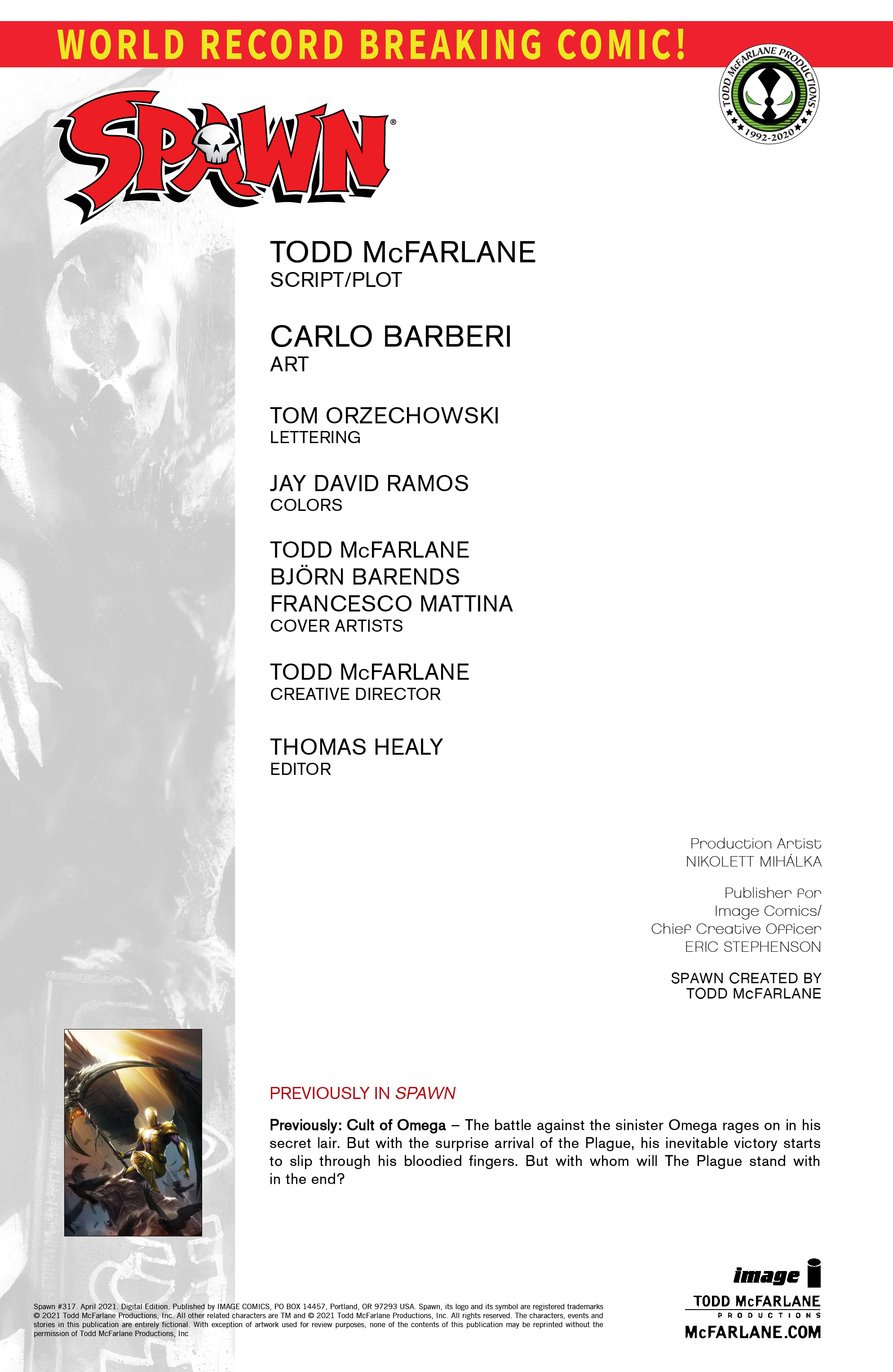 Spawn (1992-): Chapter 317 - Page 2