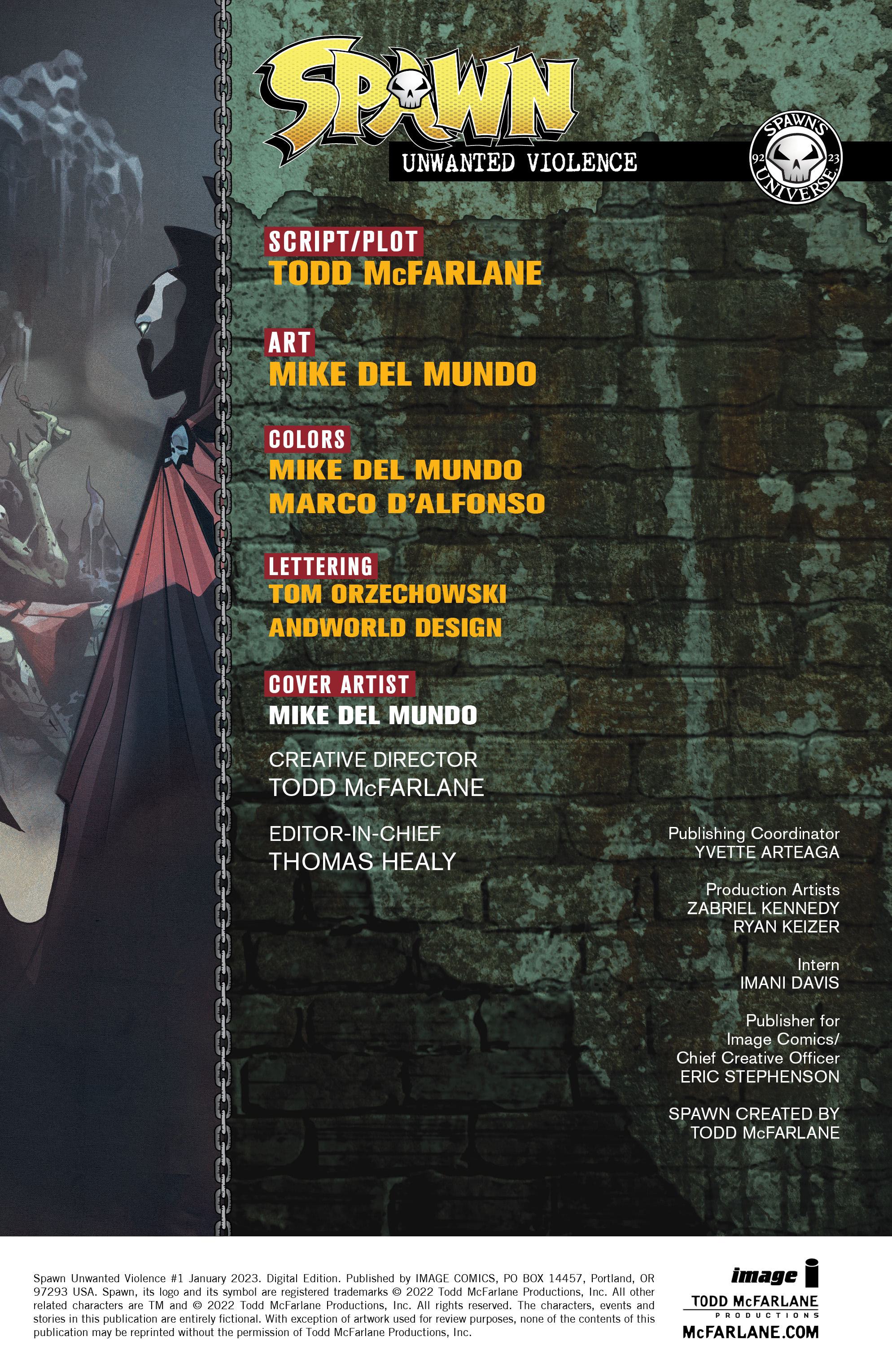 Spawn: Unwanted Violence (2023-): Chapter 1 - Page 3