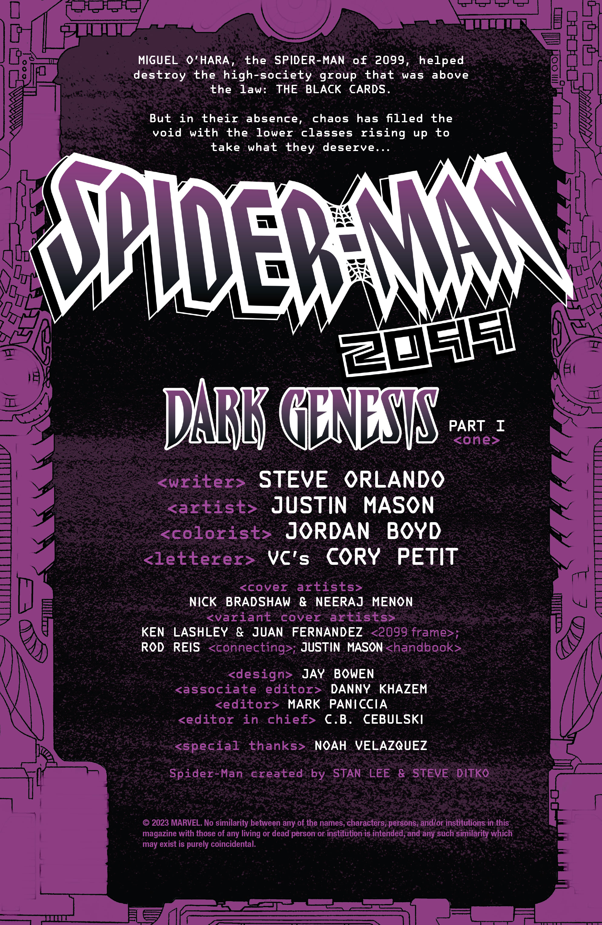 Spider-Man 2099: Dark Genesis (2023-): Chapter 1 - Page 6