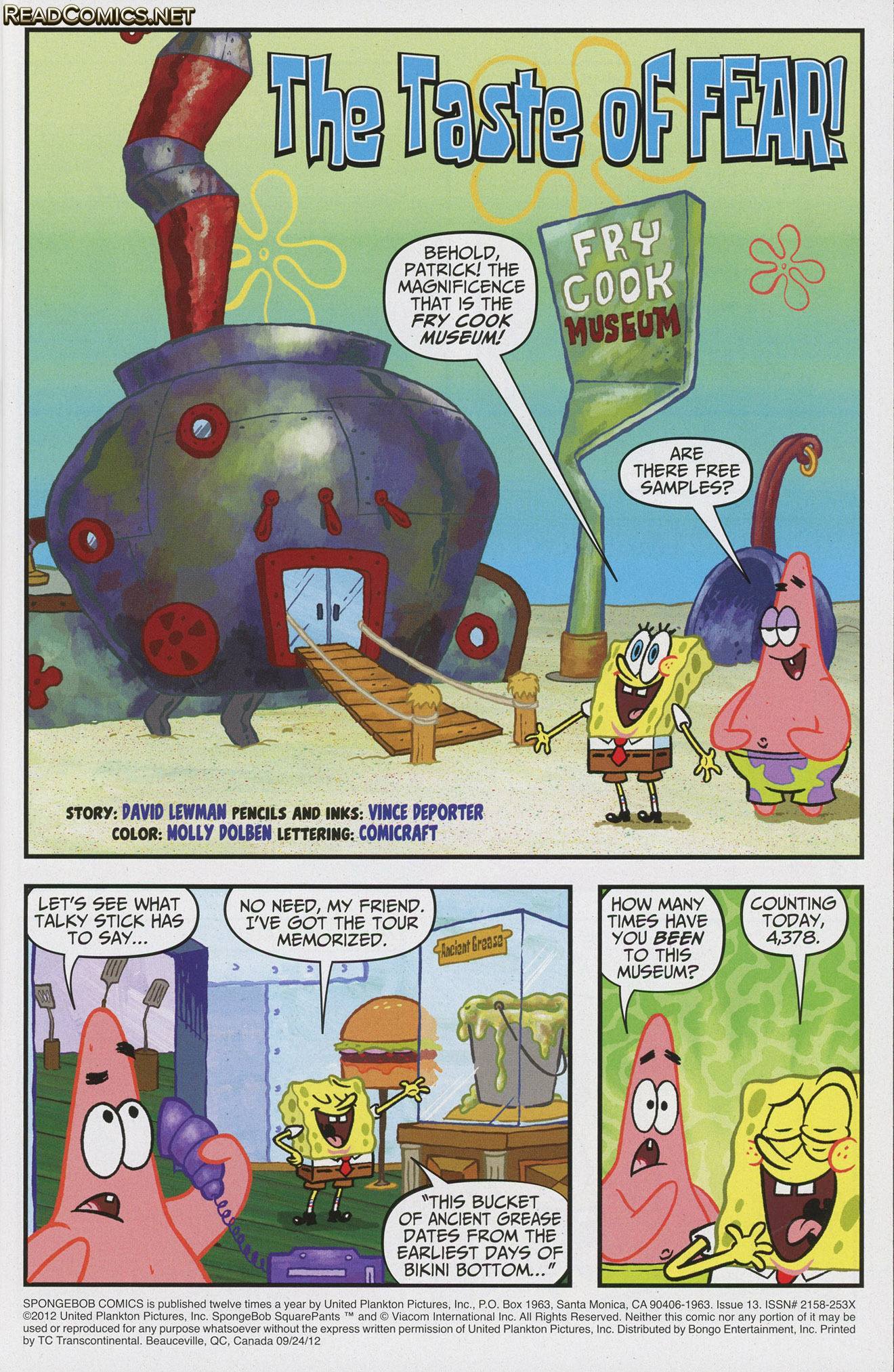SpongeBob Comics (2011-): Chapter 13 - Page 3