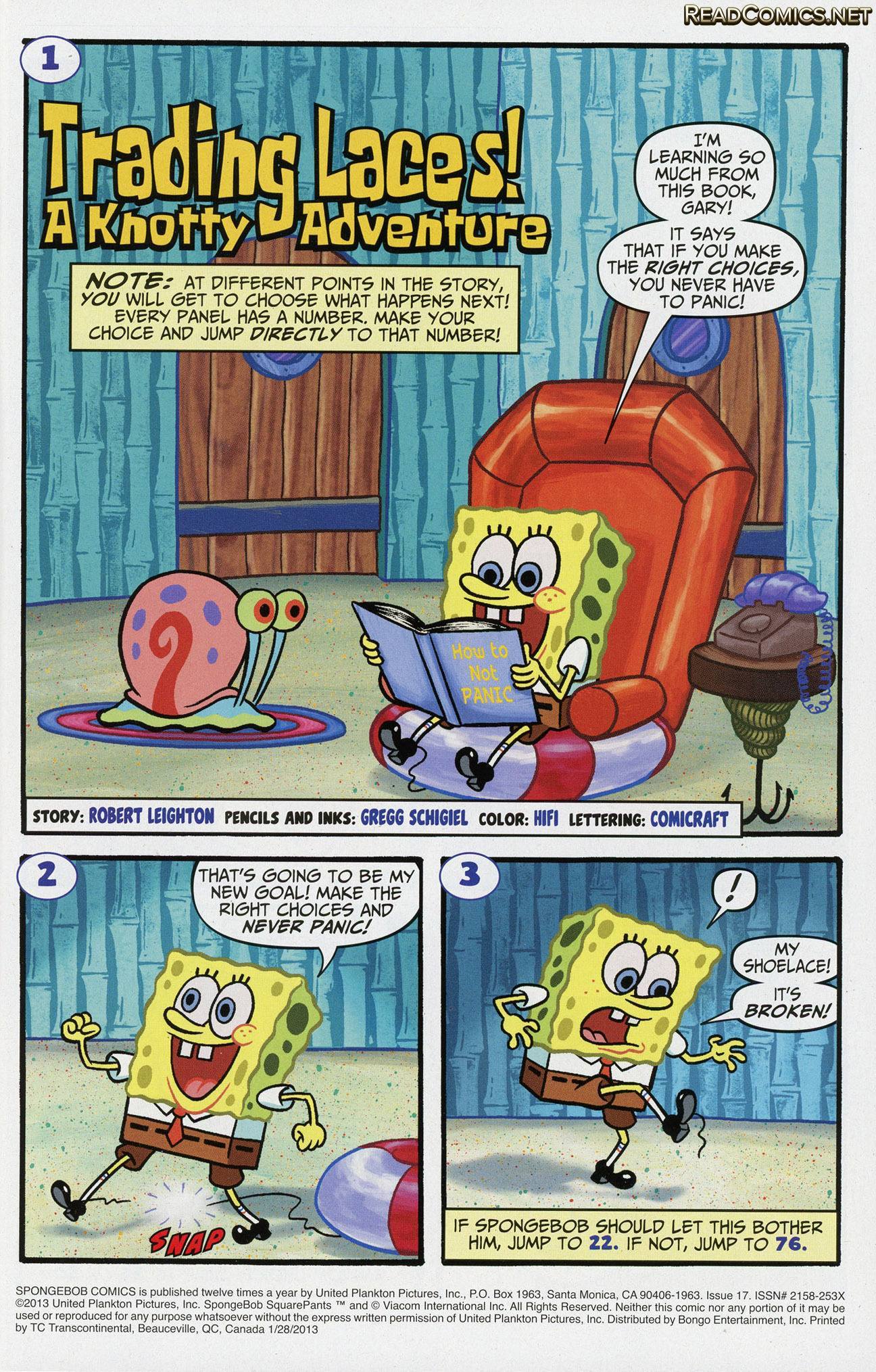 SpongeBob Comics (2011-): Chapter 17 - Page 3