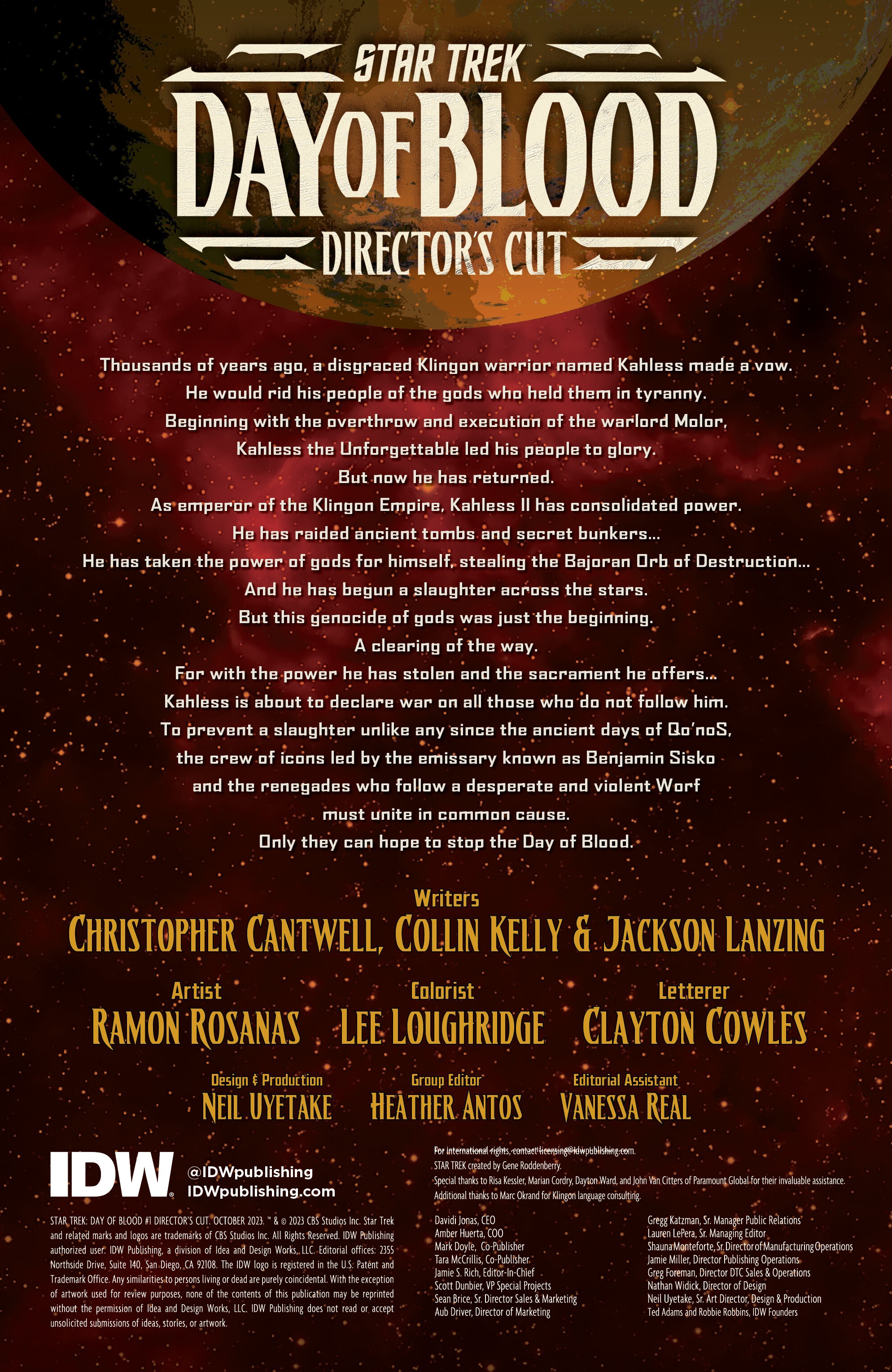 Star Trek: Day of Blood (2023-): Chapter 1.1 - Page 2