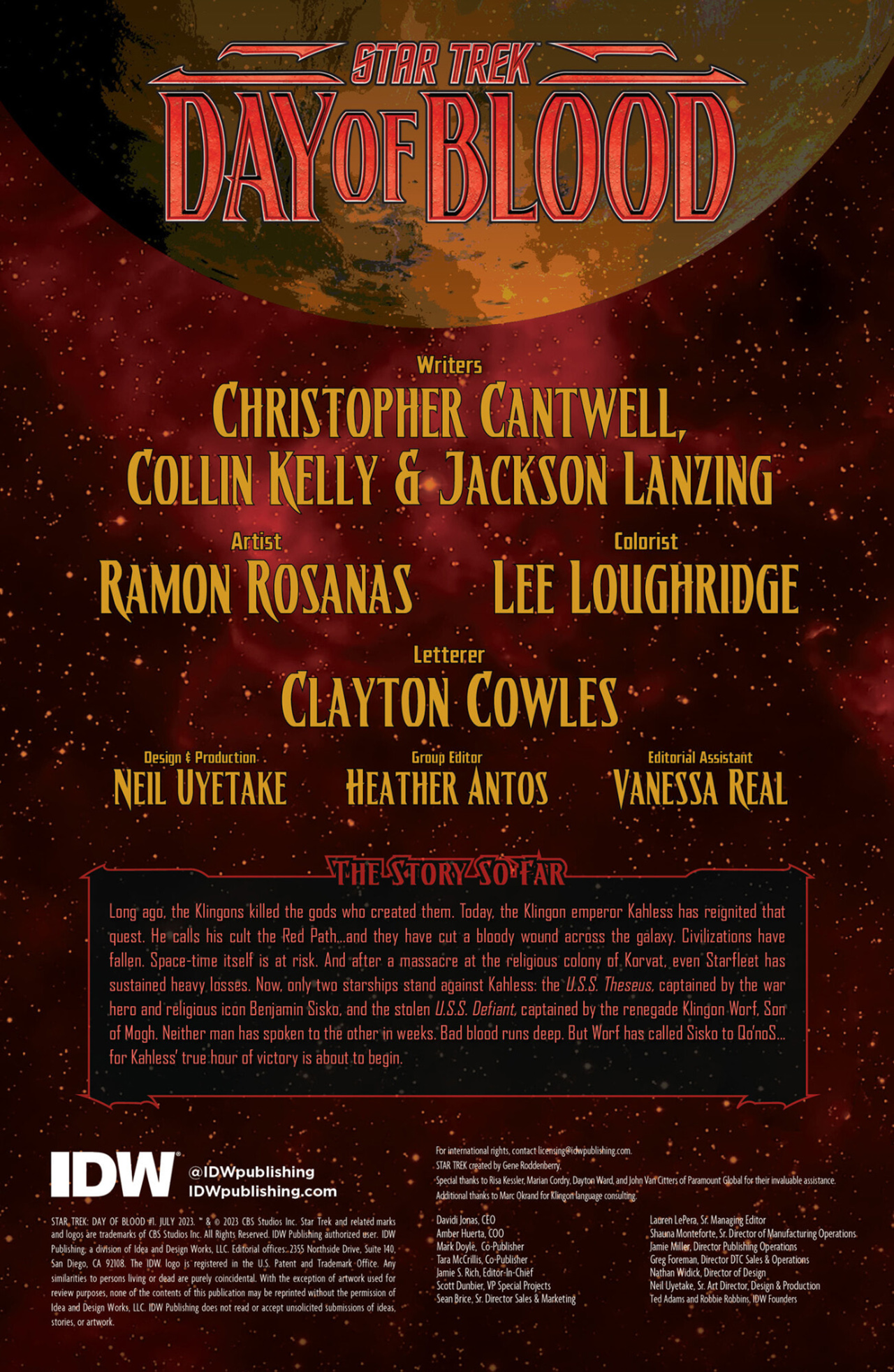 Star Trek: Day of Blood (2023-): Chapter 1 - Page 2