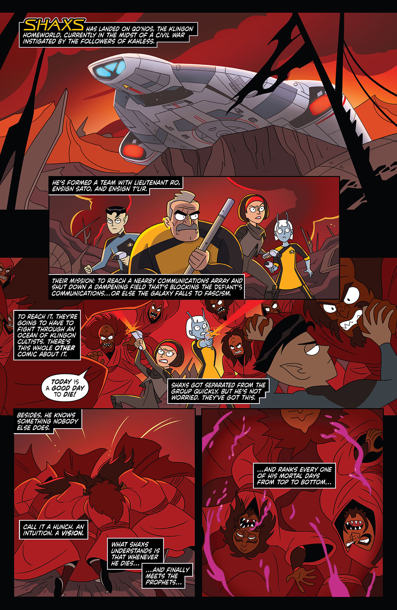 Star Trek: Day of Blood - Shax's Best Day (2023-): Chapter 1 - Page 3