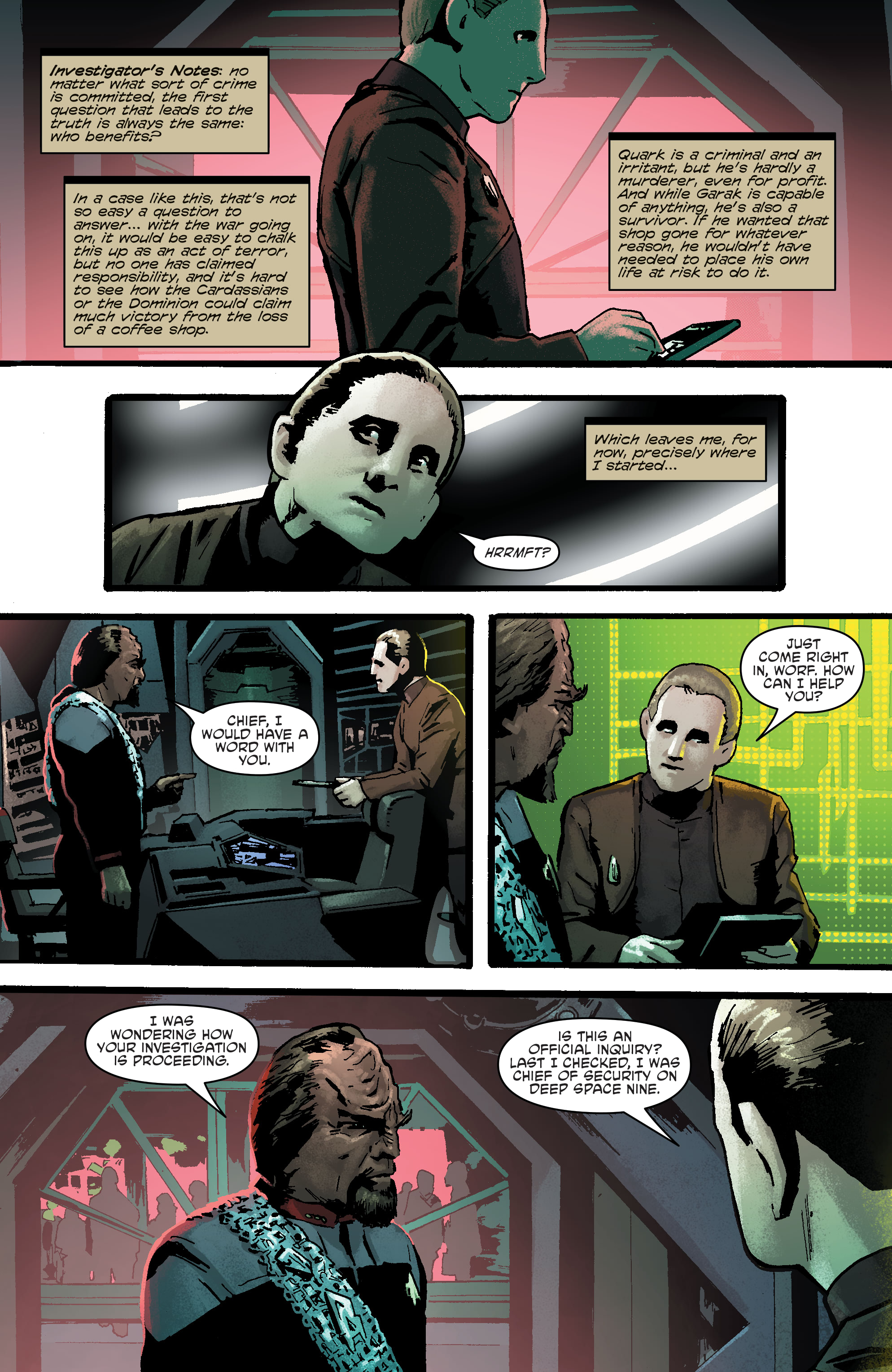 Star Trek: Deep Space Nine—Too Long a Sacrifice (2020-): Chapter 1 - Page 16