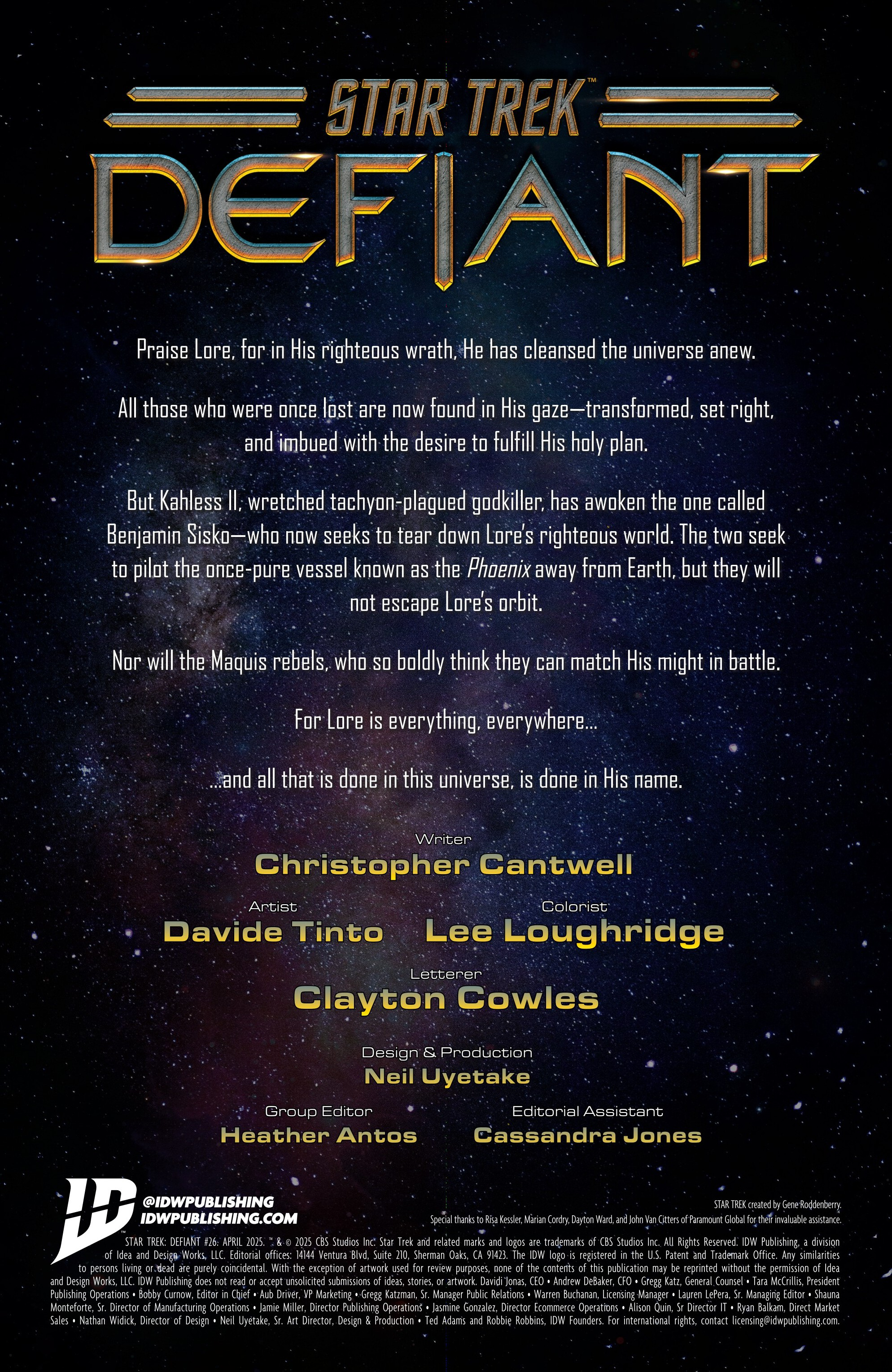 Star Trek: Defiant (2023-): Chapter 26 - Page 2