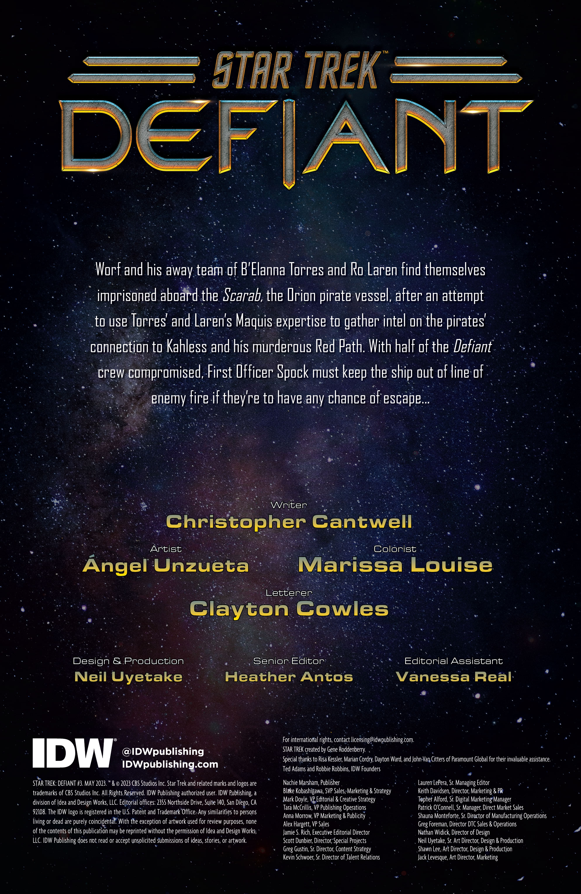 Star Trek: Defiant (2023-): Chapter 3 - Page 2