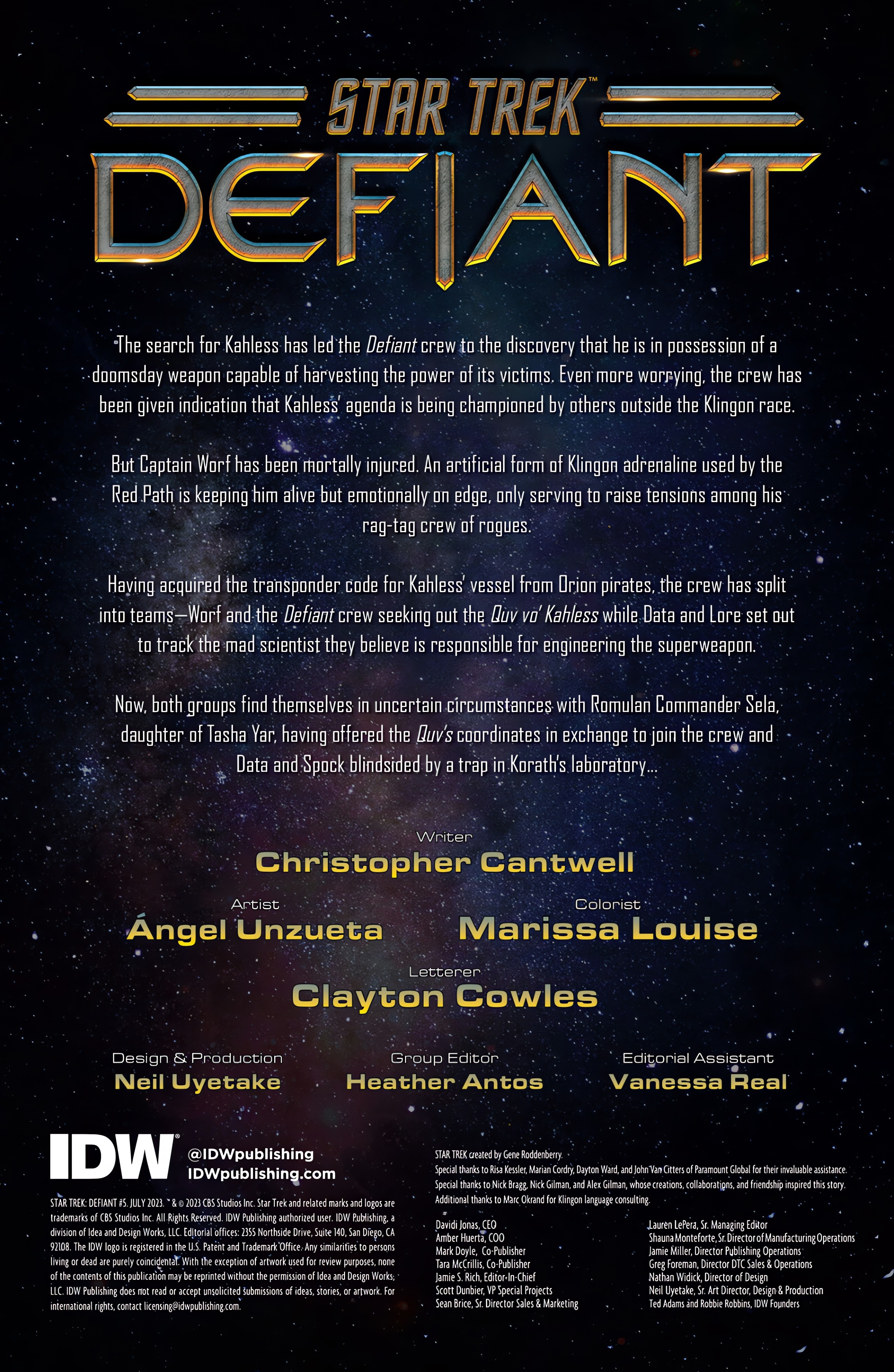 Star Trek: Defiant (2023-): Chapter 5 - Page 2