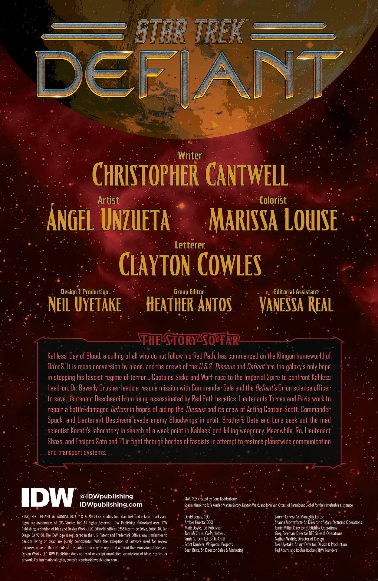 Star Trek: Defiant (2023-): Chapter 6 - Page 2