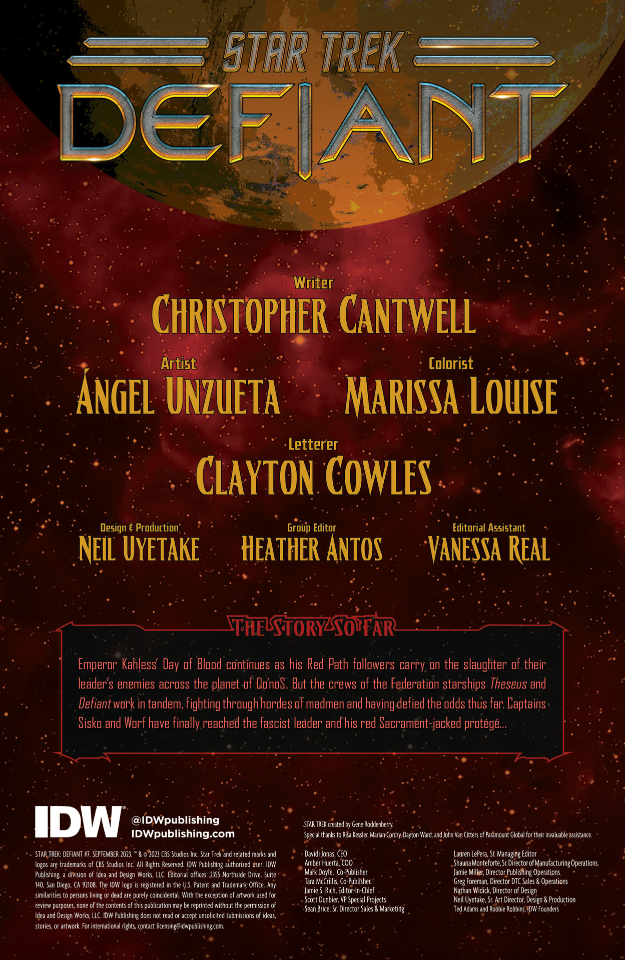 Star Trek: Defiant (2023-): Chapter 7 - Page 2