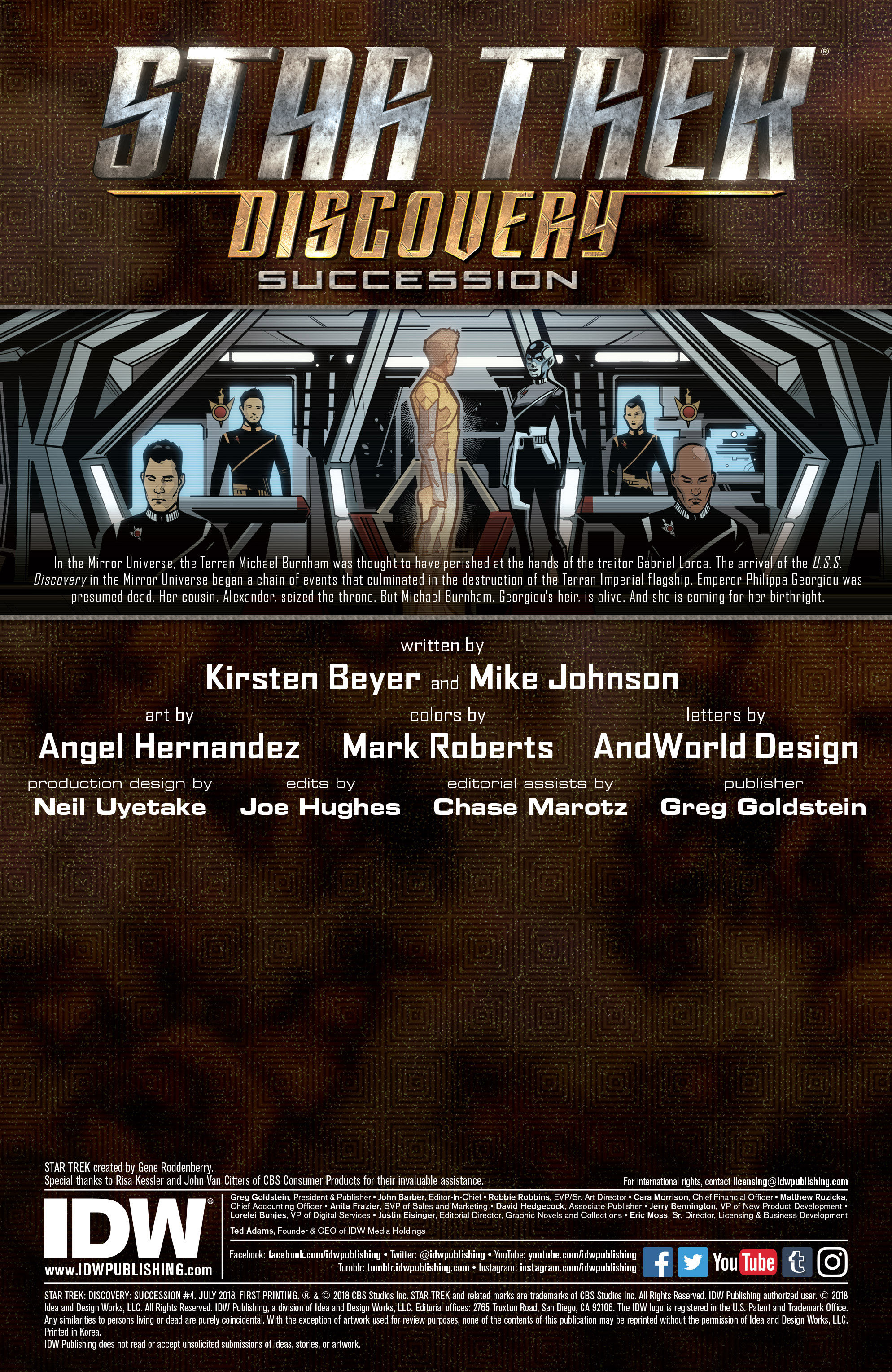 Star Trek: Discovery: Succession (2018-): Chapter 4 - Page 2