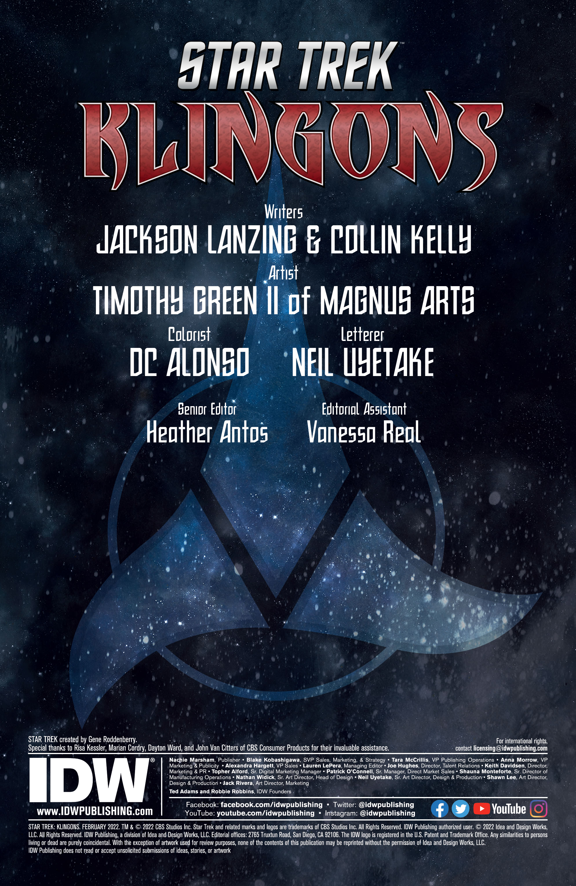Star Trek: Klingons (2022-): Chapter 1 - Page 2