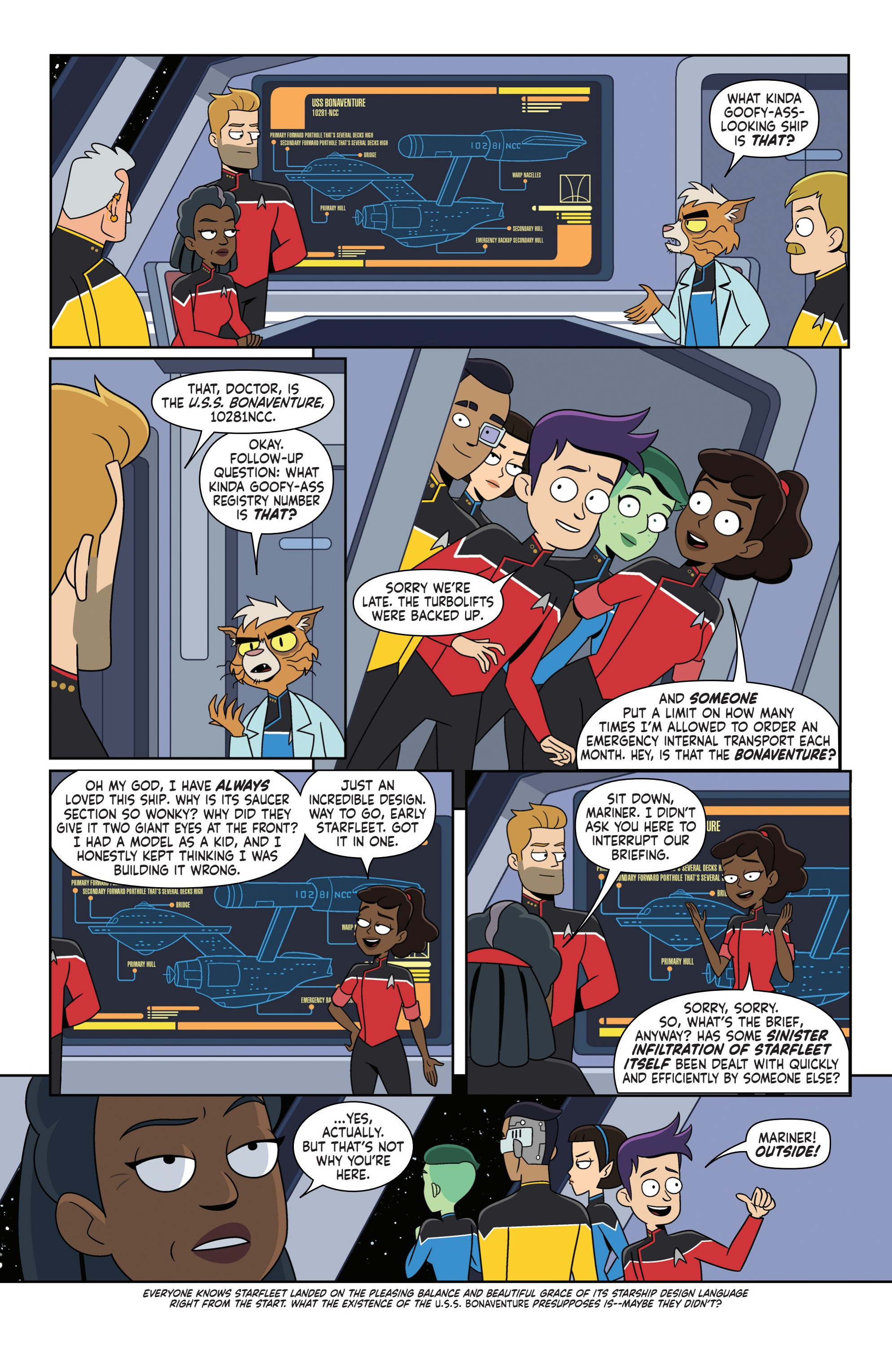 Star Trek: Lower Decks (2024-): Chapter 1 - Page 10