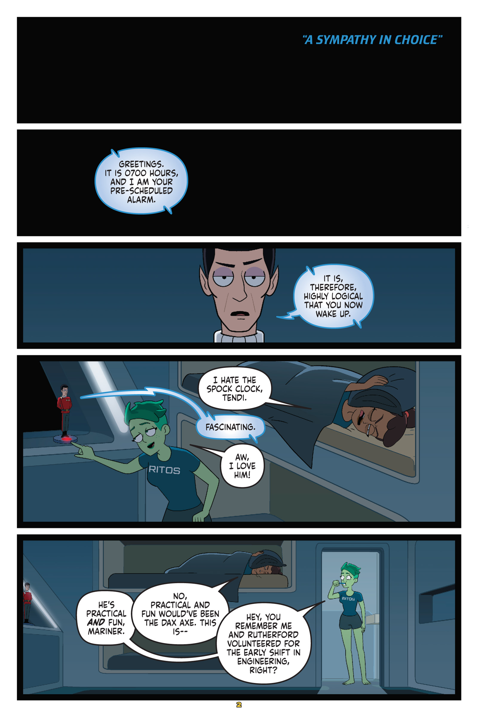 Star Trek: Lower Decks - Warp Your Own Way (2024): Chapter 1 - Page 7