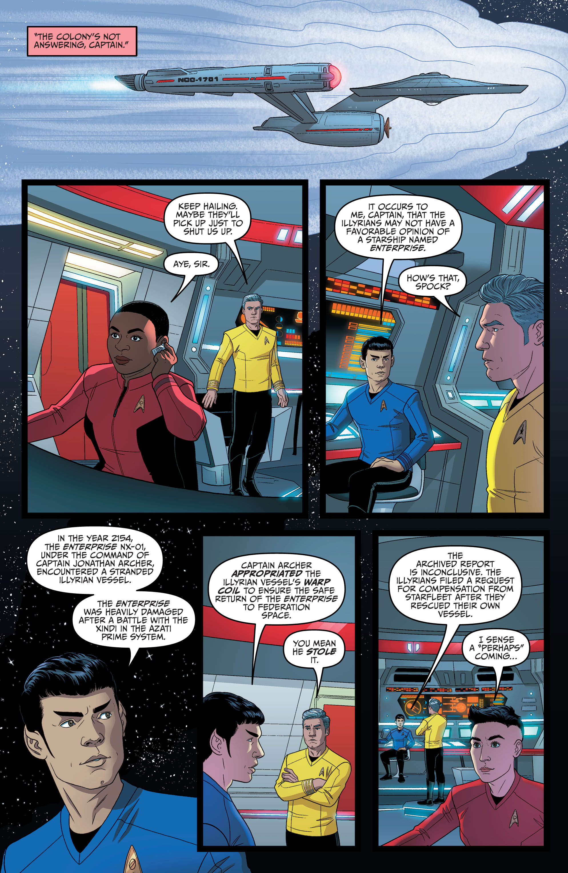 Star Trek: Strange New Worlds - Illyrian Enigma (2022-): Chapter 1 - Page 14