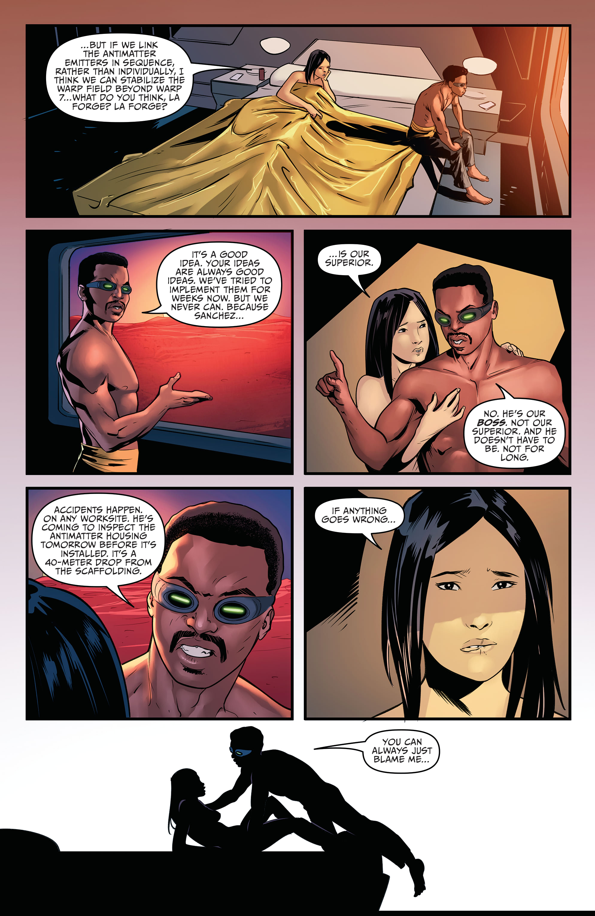 Star Trek: The Mirror War - Captain LaForge (2022-): Chapter 1 - Page 16