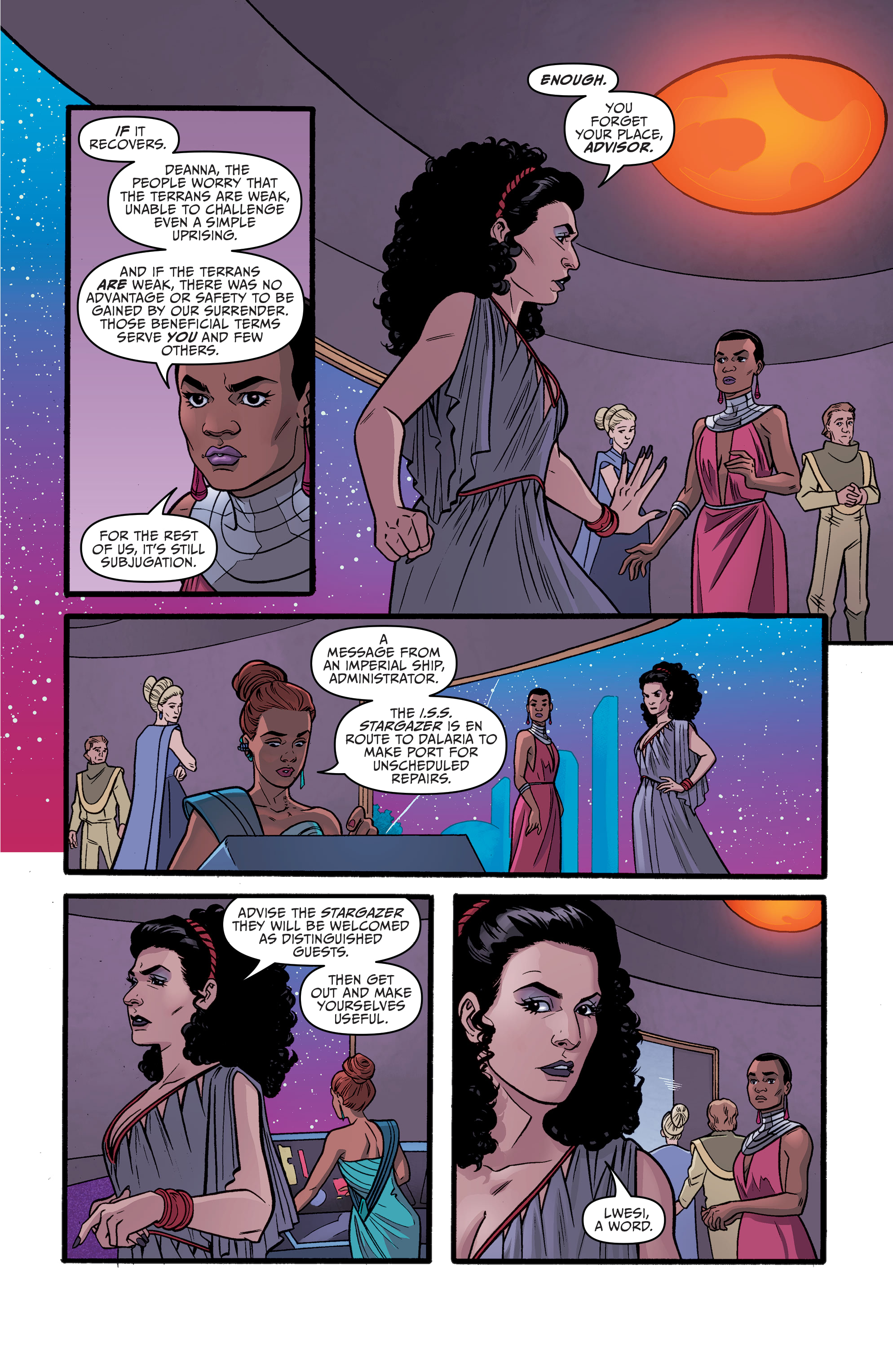 Star Trek: The Mirror War - Troi (2022-): Chapter 1 - Page 5