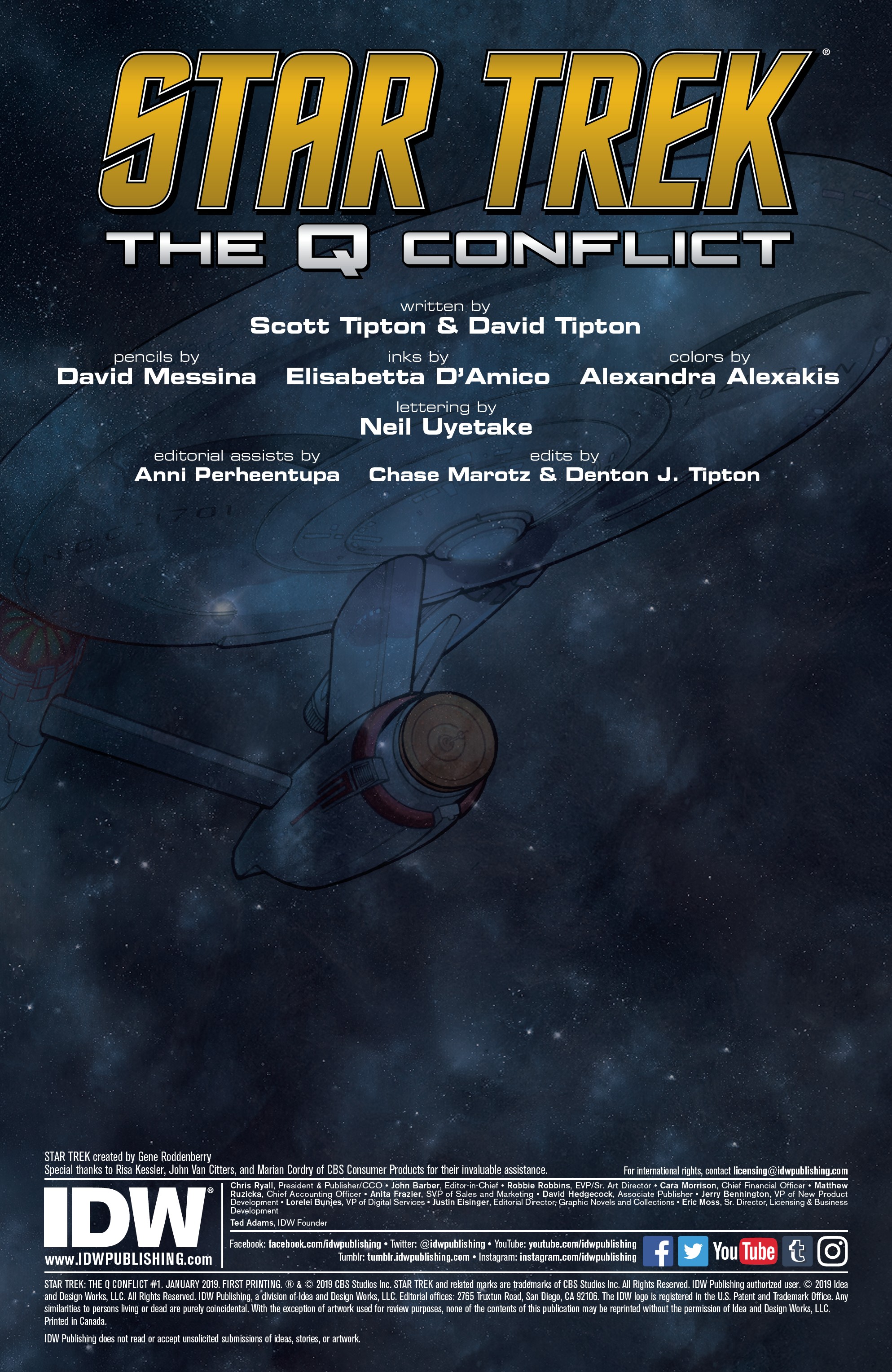Star Trek: The Q Conflict (2019): Chapter 1 - Page 2