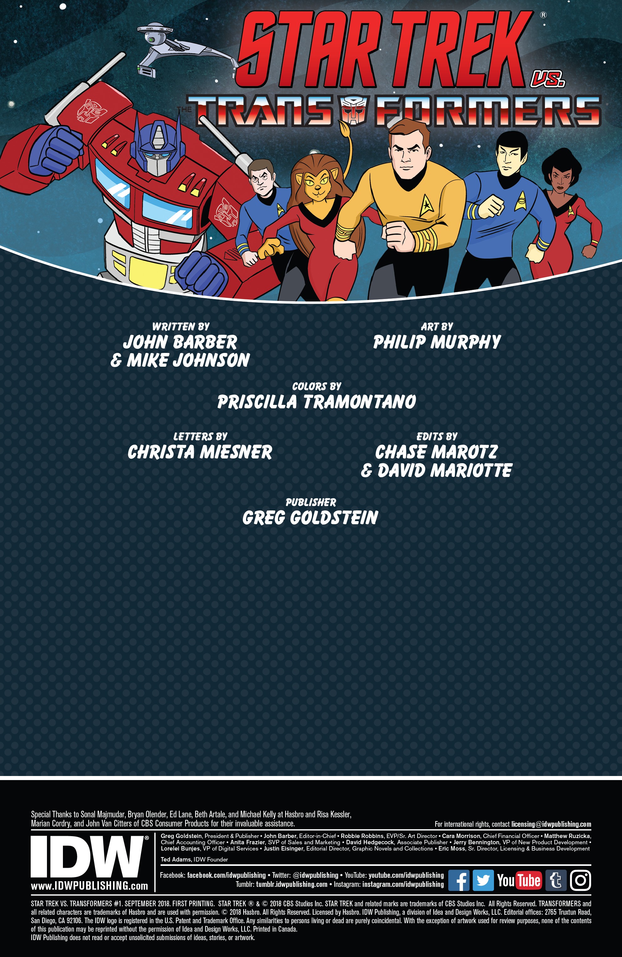 Star Trek vs. Transformers (2018-): Chapter 1 - Page 2