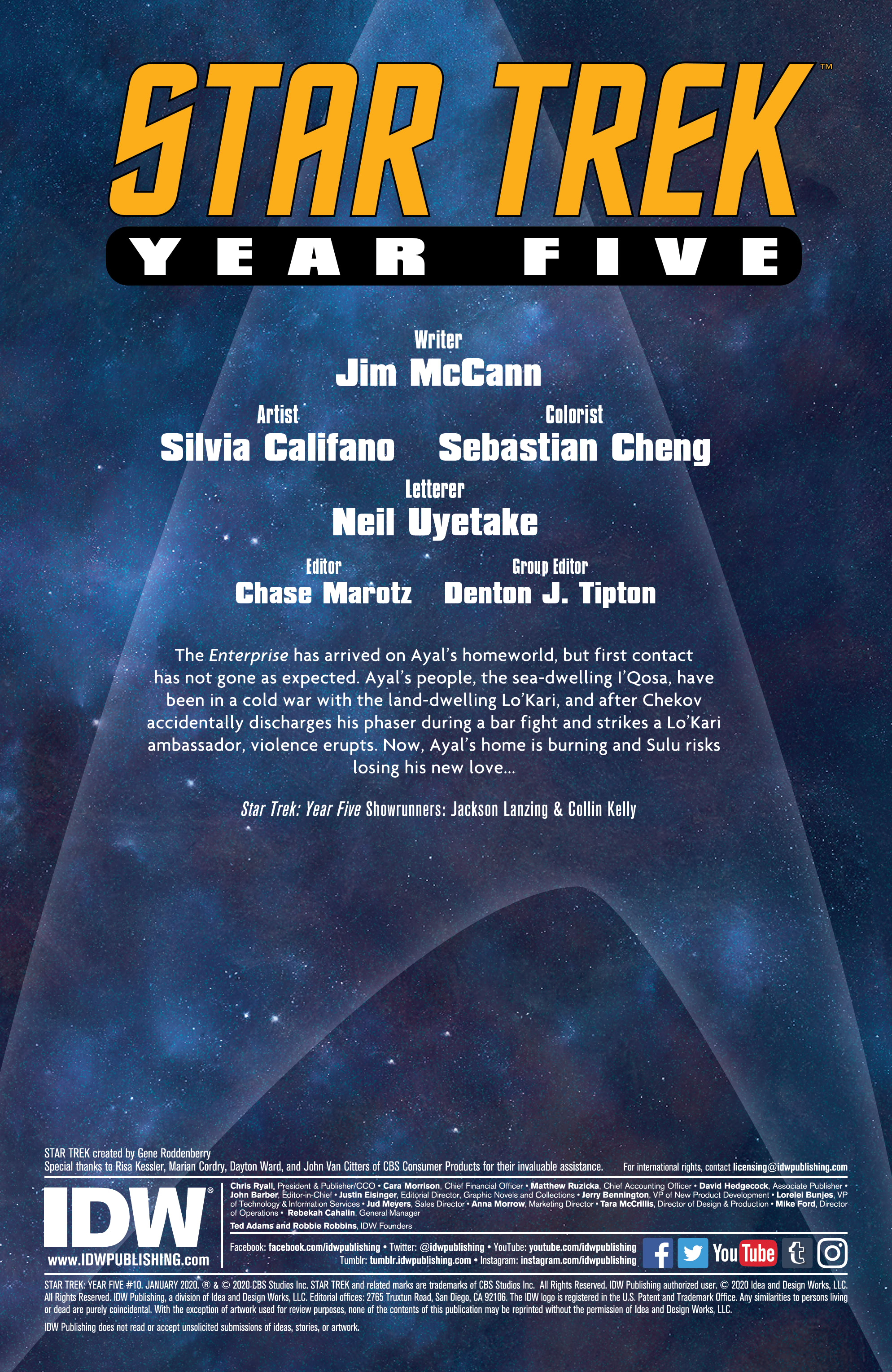 Star Trek: Year Five (2019-): Chapter 10 - Page 2