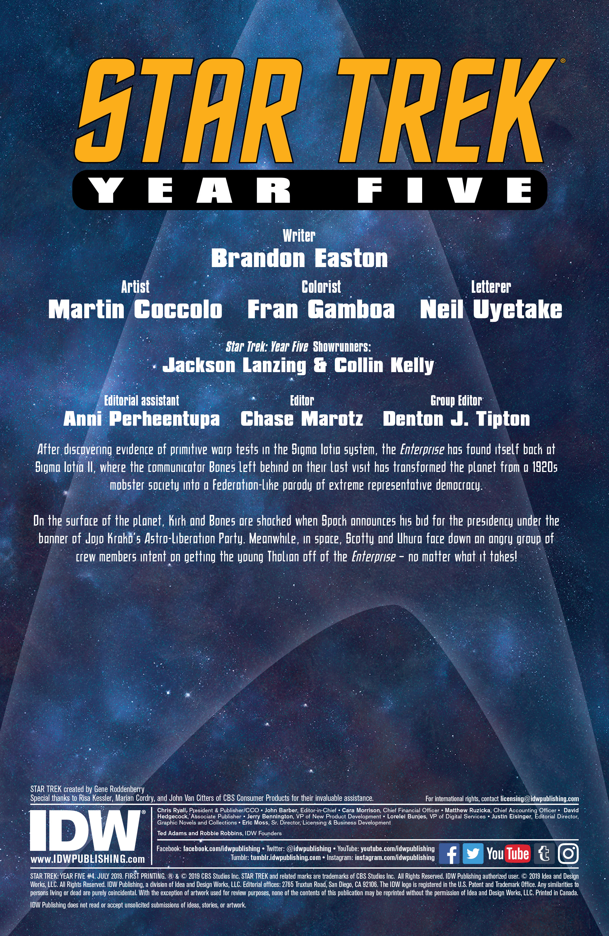 Star Trek: Year Five (2019-): Chapter 4 - Page 2