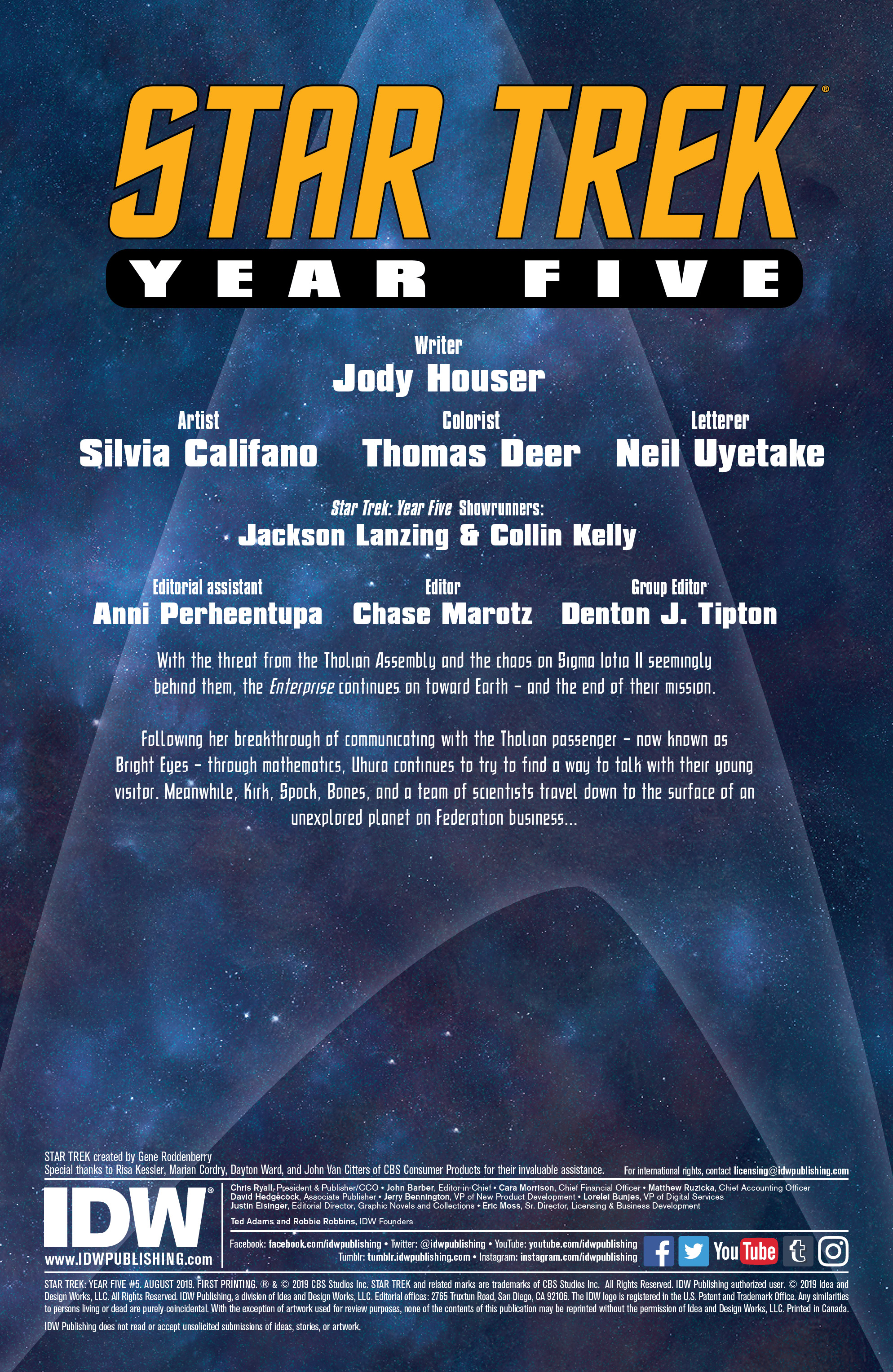 Star Trek: Year Five (2019-): Chapter 5 - Page 2