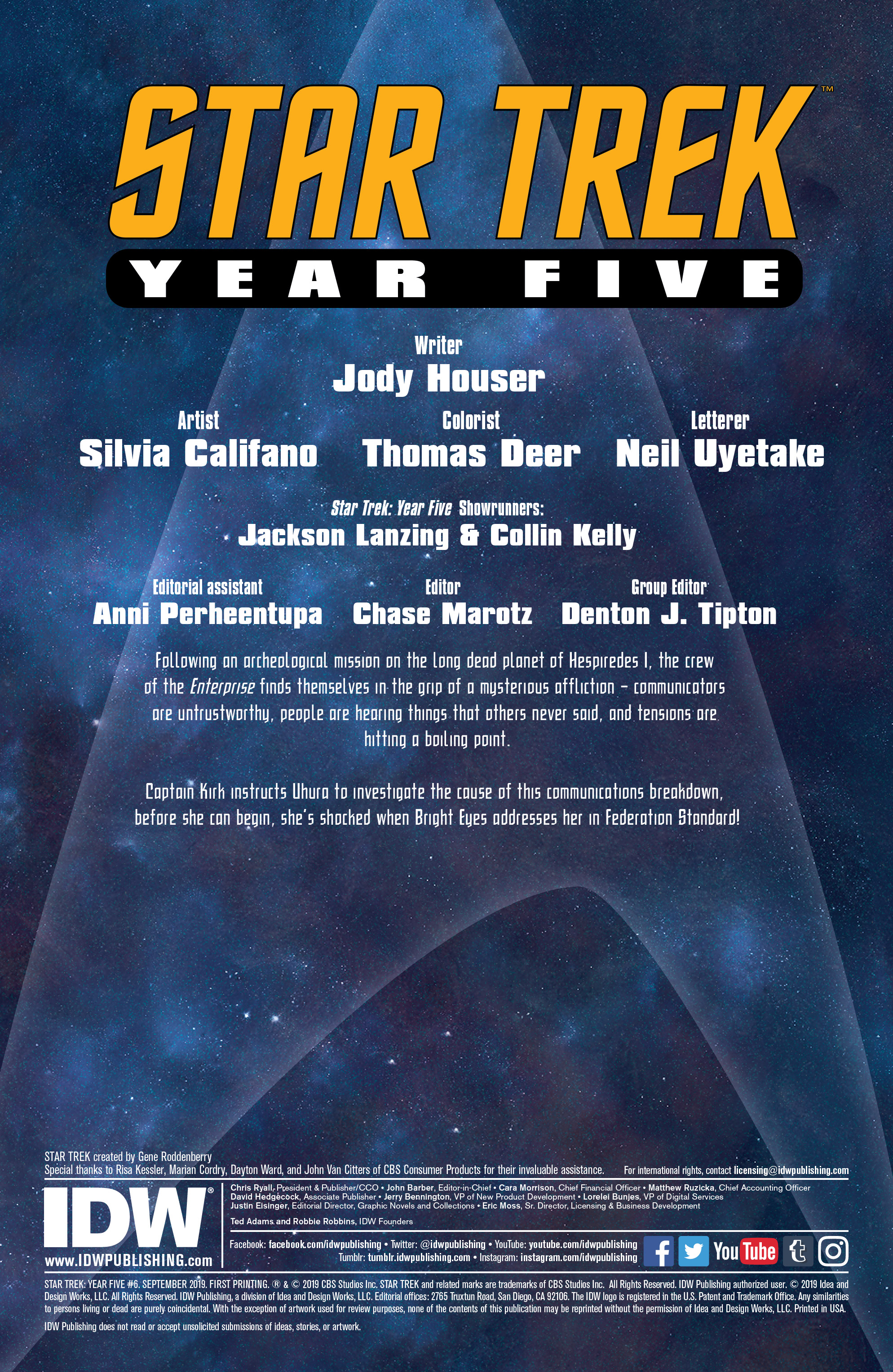 Star Trek: Year Five (2019-): Chapter 6 - Page 2