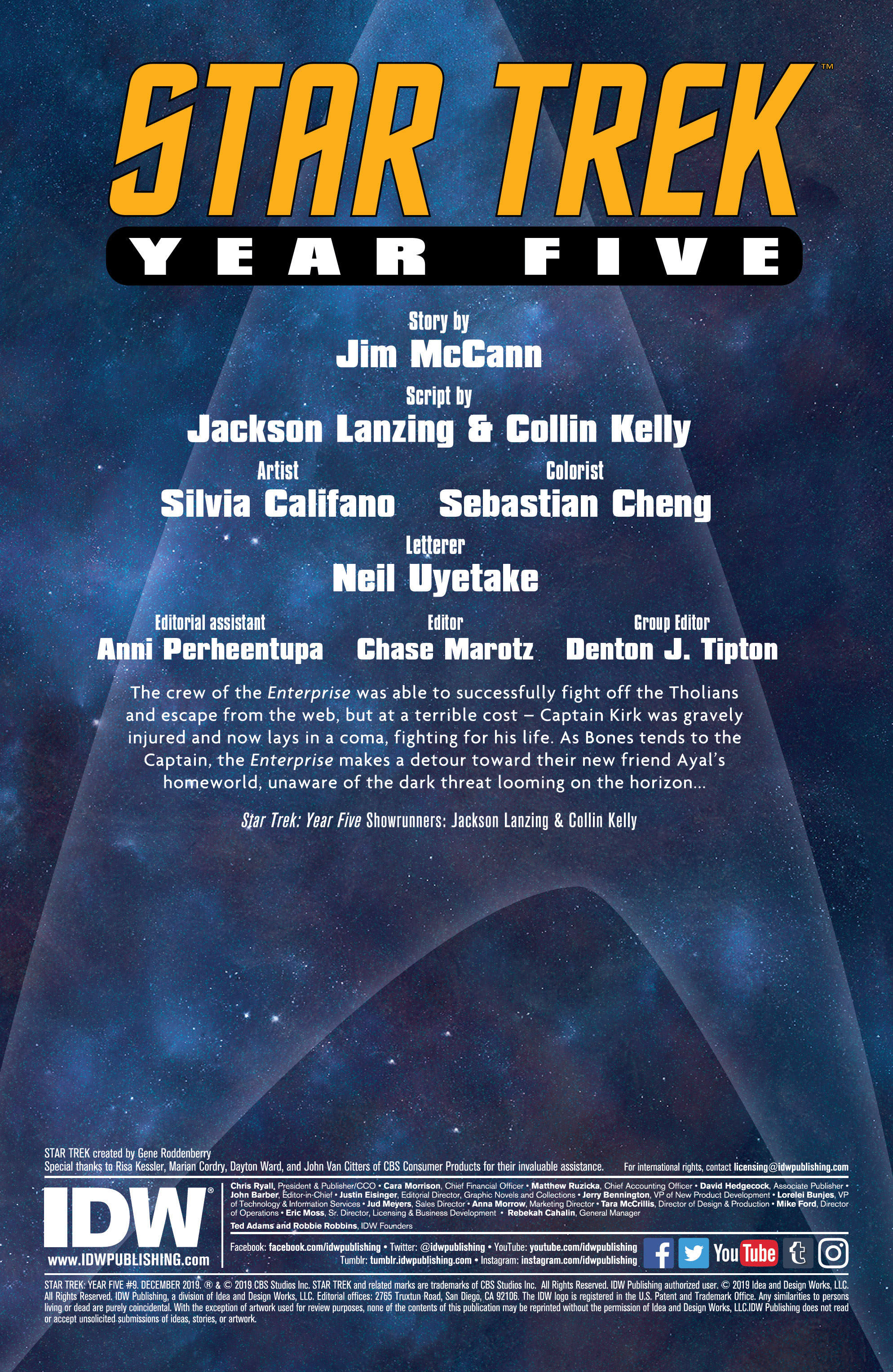 Star Trek: Year Five (2019-): Chapter 9 - Page 2
