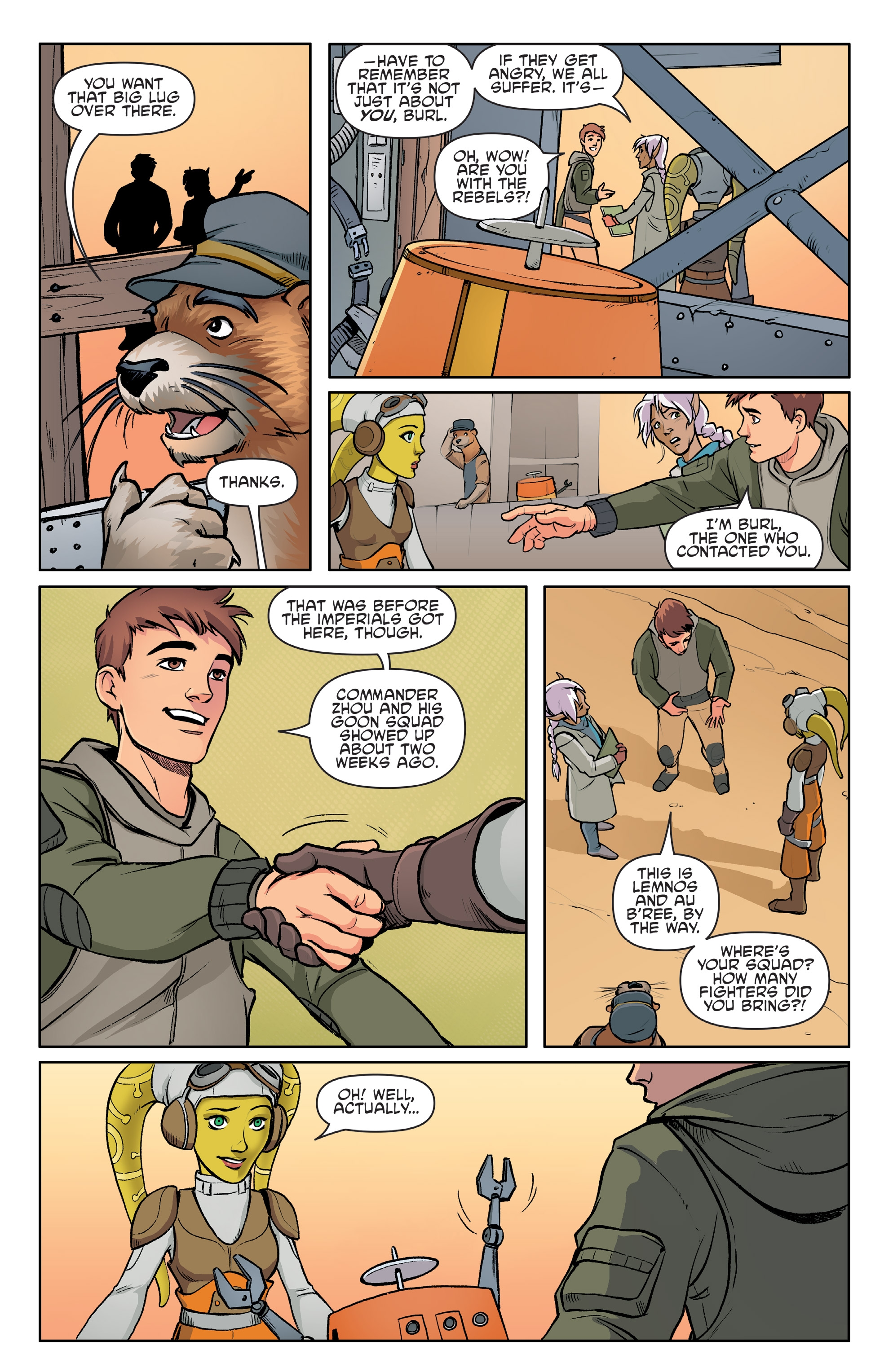 Star Wars Adventures: Forces Of Destiny-Hera (2018): Chapter 1 - Page 9