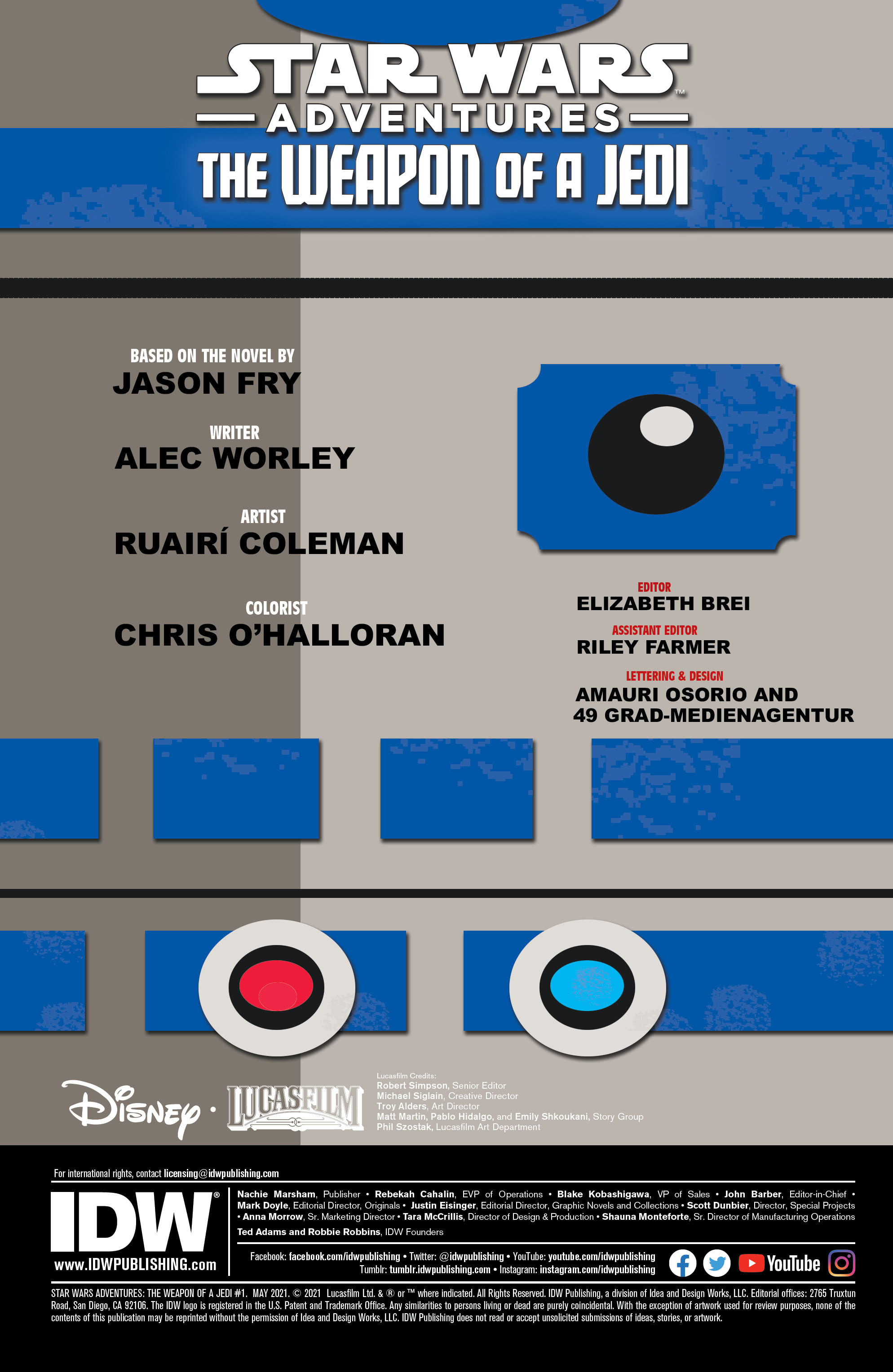 Star Wars Adventures: Weapon of a Jedi (2021): Chapter 1 - Page 2