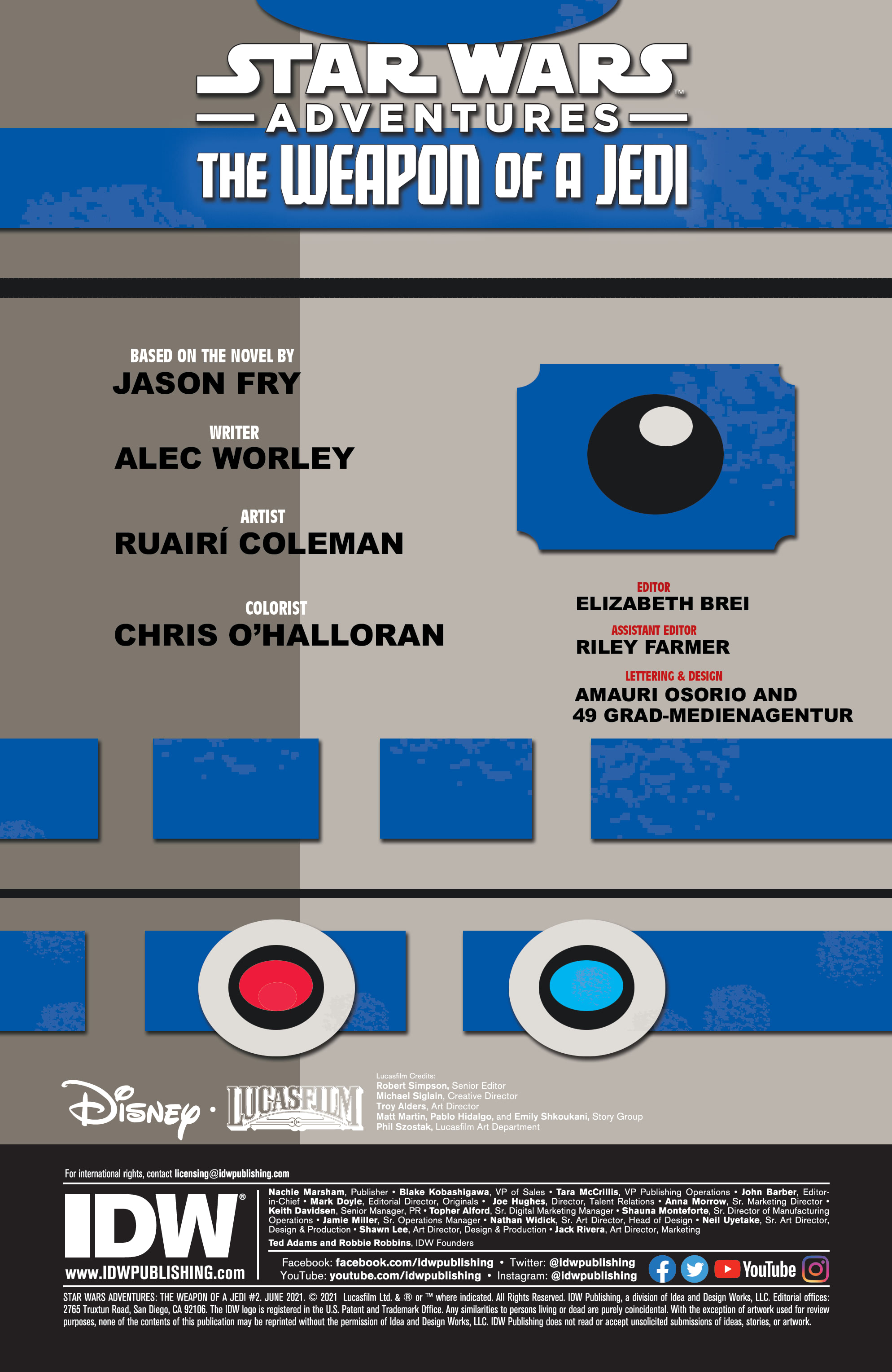 Star Wars Adventures: Weapon of a Jedi (2021): Chapter 2 - Page 2