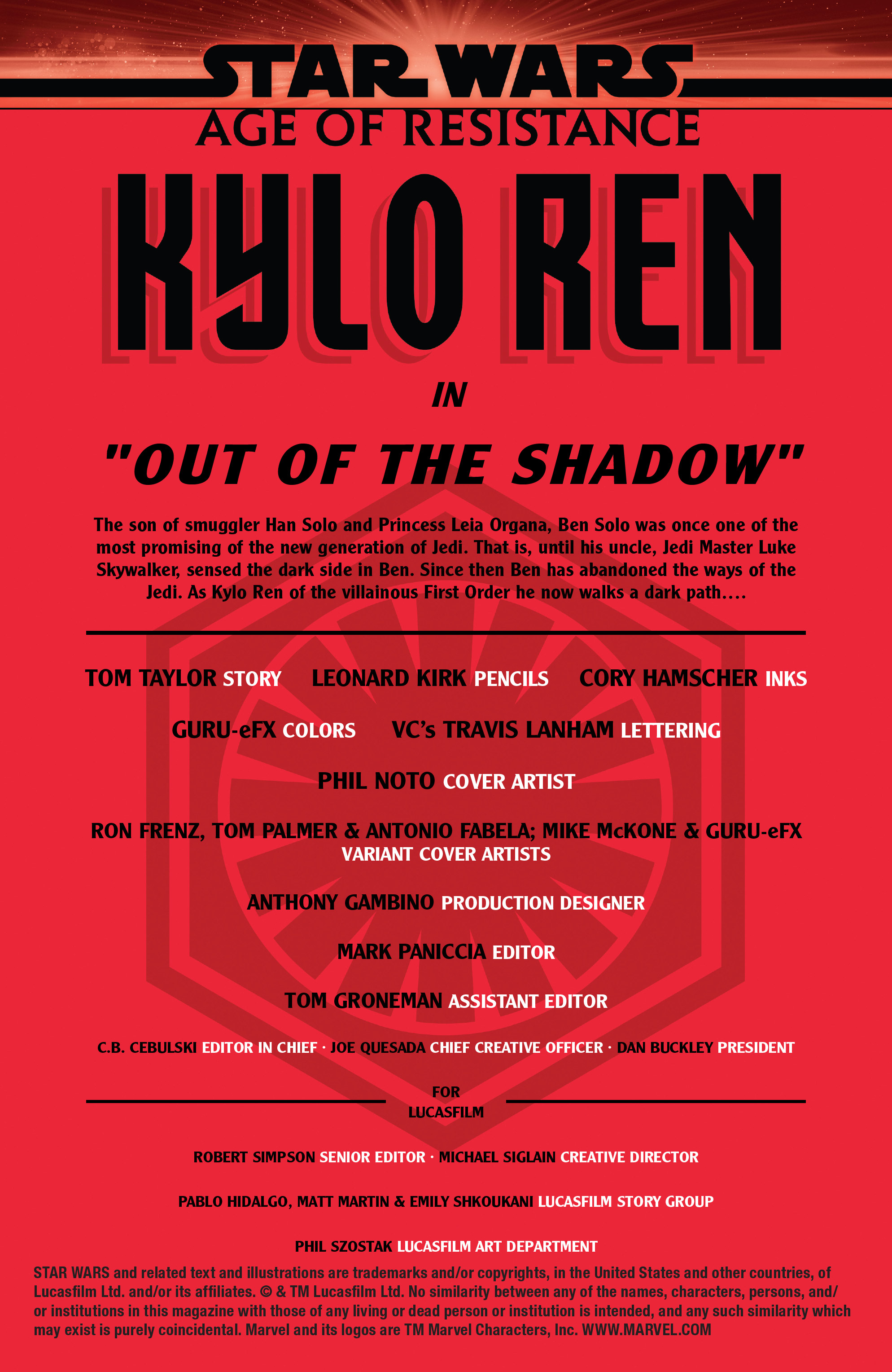 Star Wars: Age Of Resistance - Kylo Ren (2019): Chapter 1 - Page 2