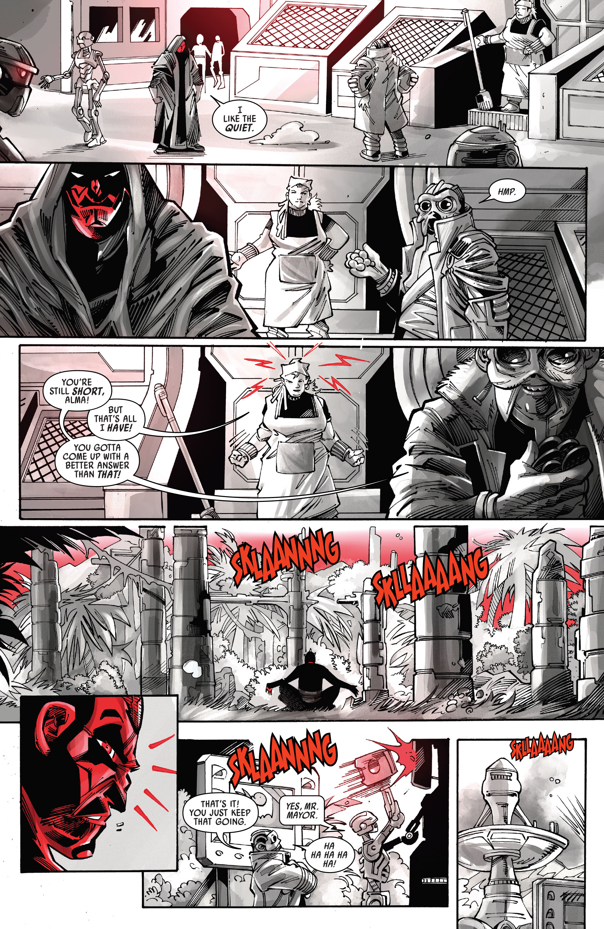 Star Wars: Darth Maul - Black, White & Red (2024-): Chapter 4 - Page 9