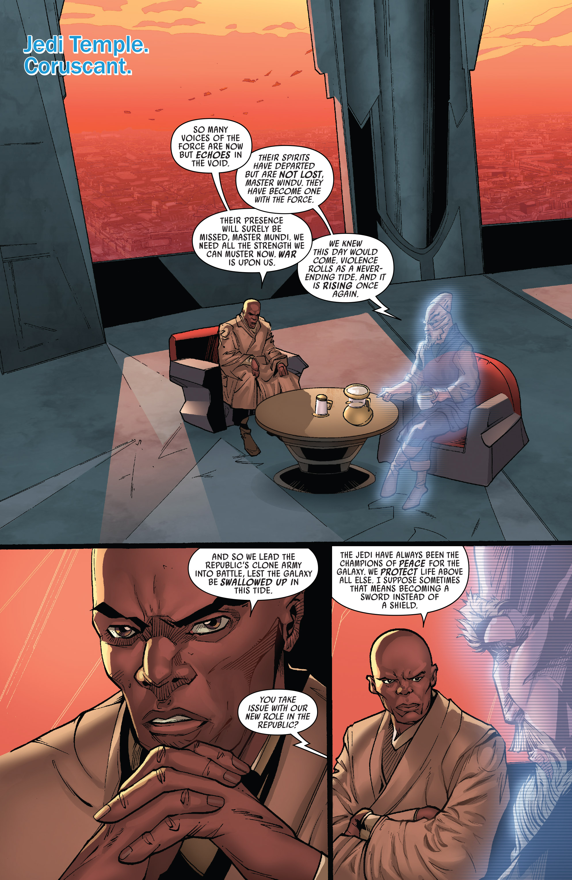 Star Wars: Jedi of the Republic - Mace Windu (2017): Chapter 1 - Page 4