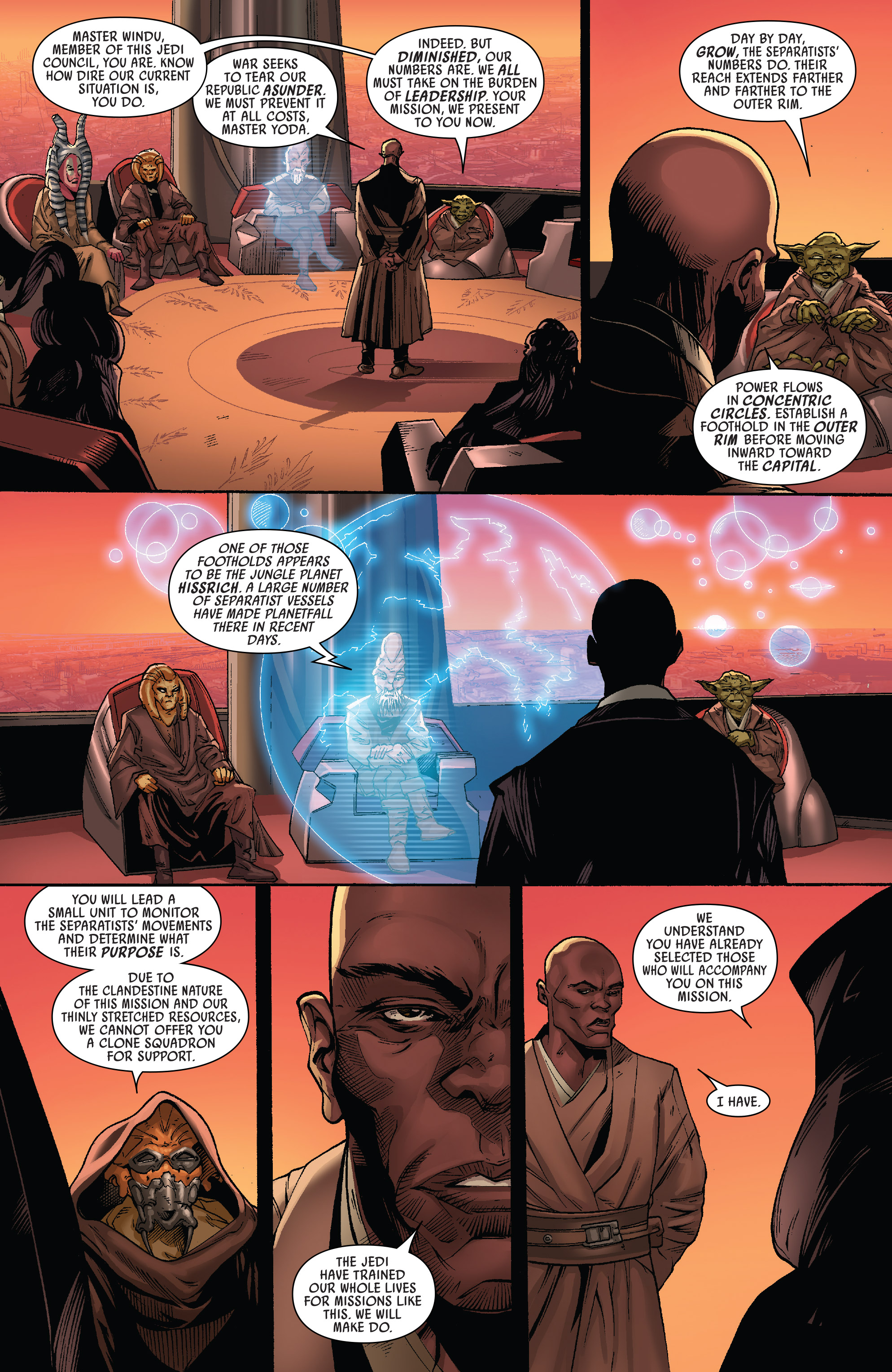 Star Wars: Jedi of the Republic - Mace Windu (2017): Chapter 1 - Page 6