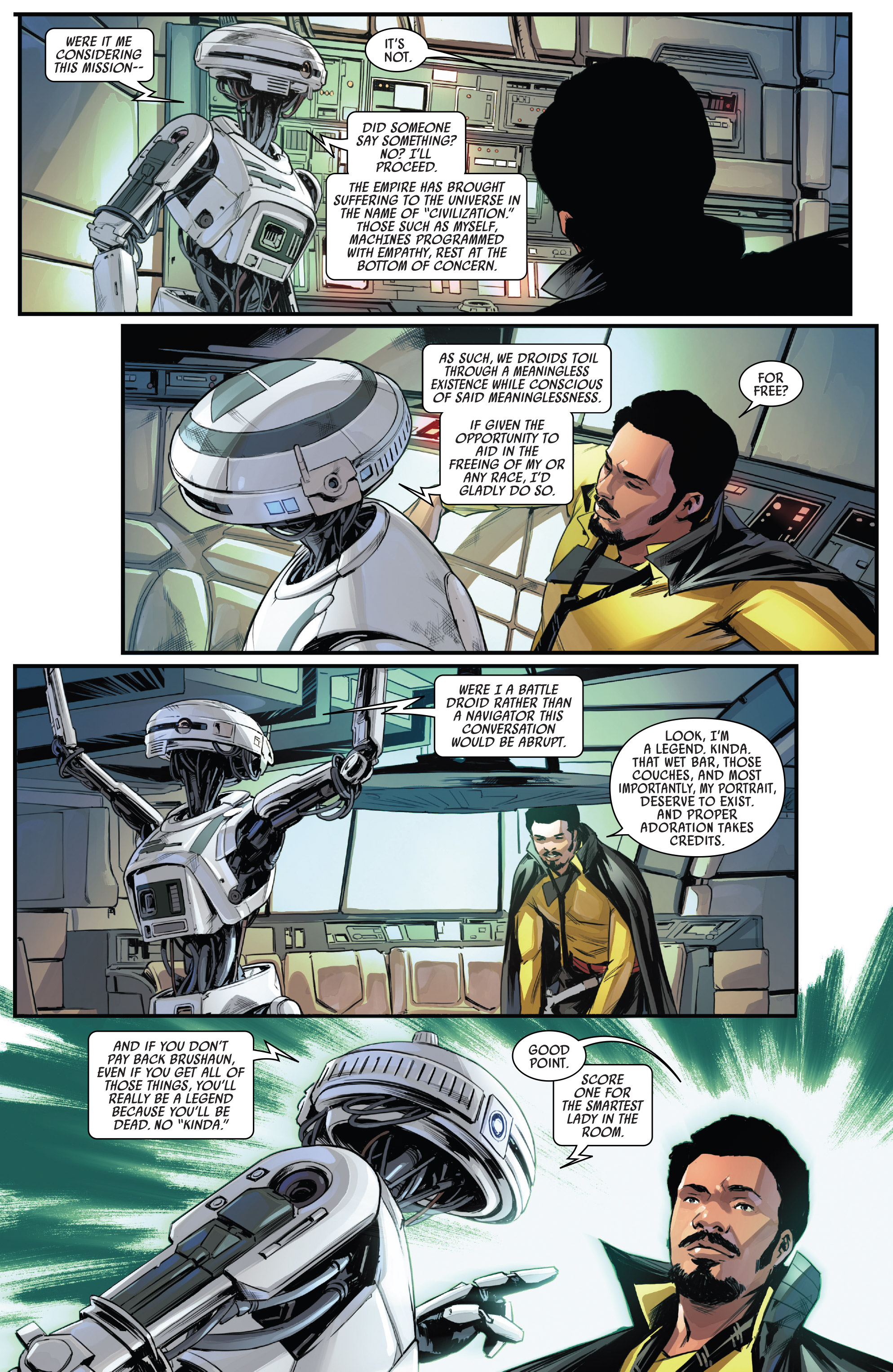 Star Wars: Lando - Double Or Nothing (2018): Chapter 1 - Page 12