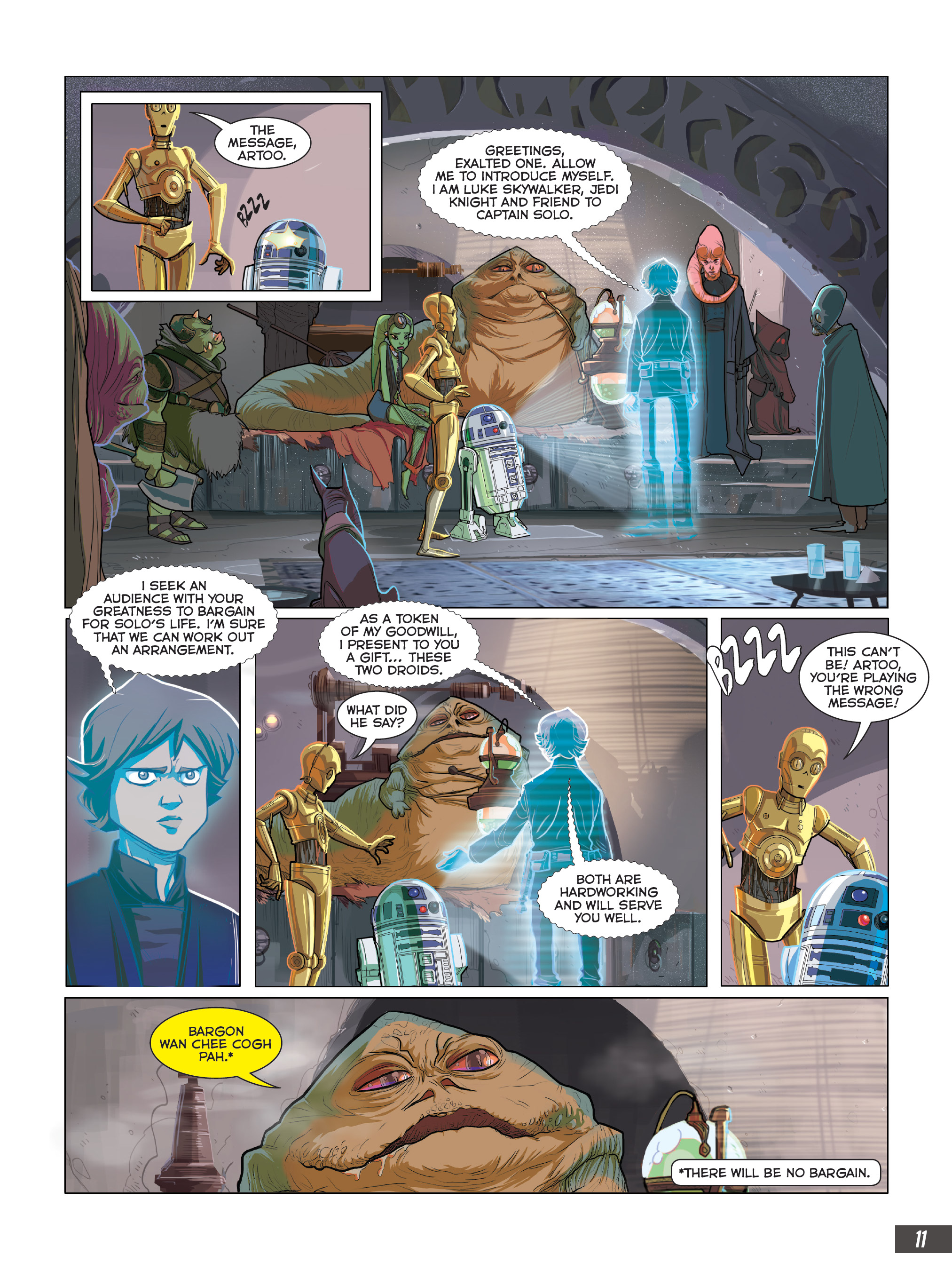 Star Wars: Return of the Jedi Graphic Novel Adaptation (2019): Chapter 1 - Page 12