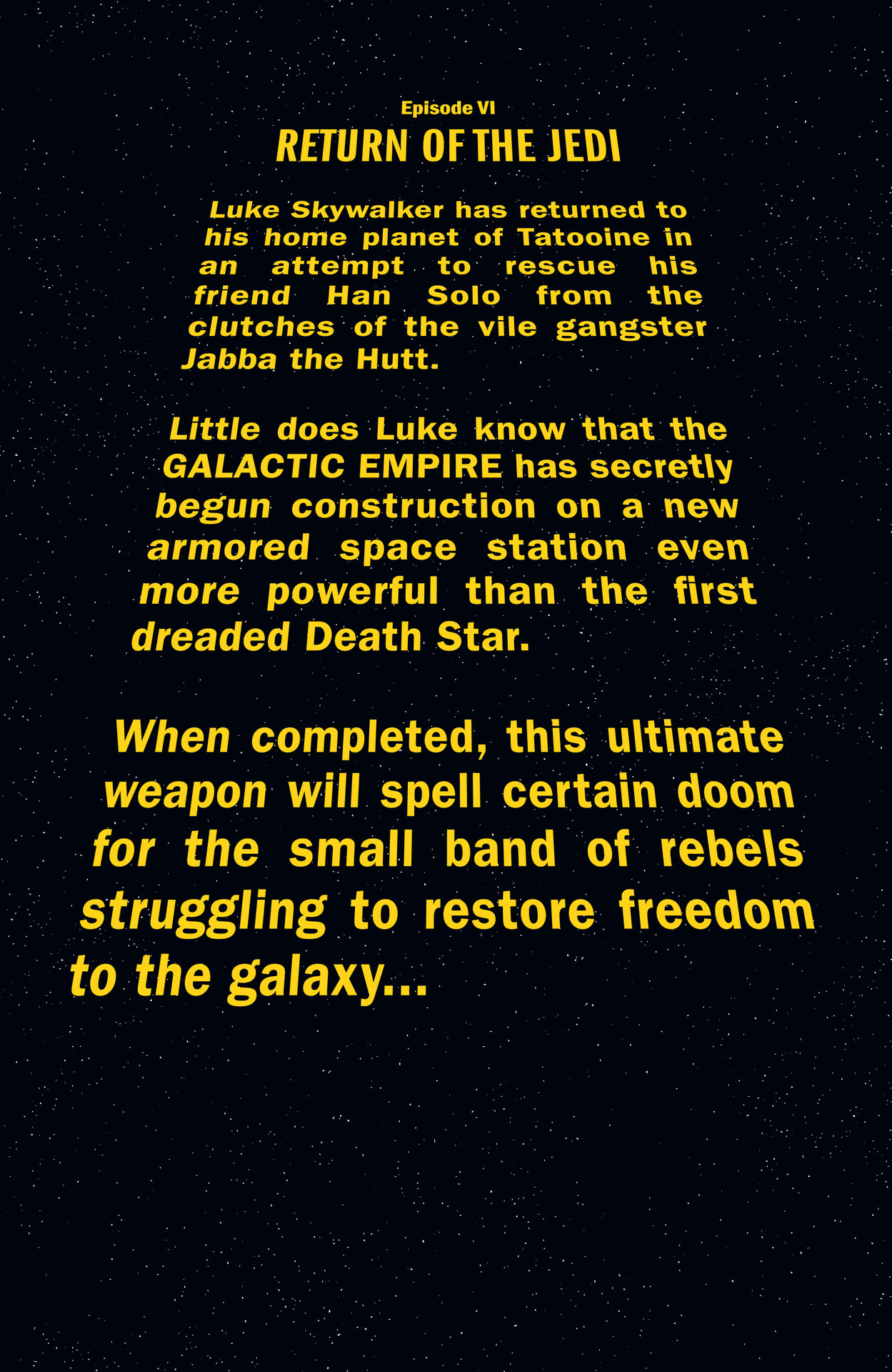 Star Wars: Return of the Jedi - The 40th Anniversary Covers (2023): Chapter 1 - Page 3