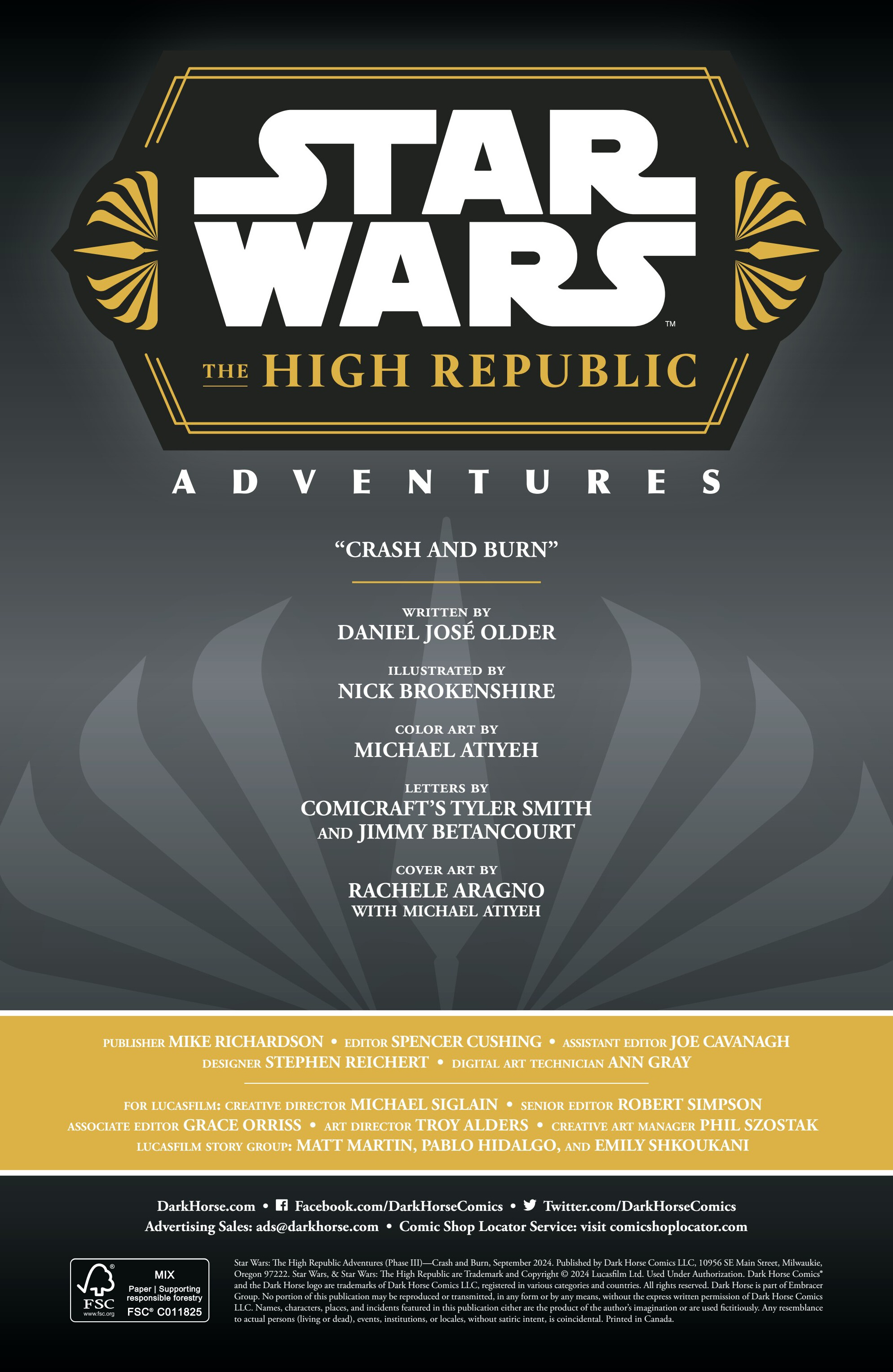 Star Wars: The High Republic Adventures - Crash and Burn (2024-): Chapter 1 - Page 2