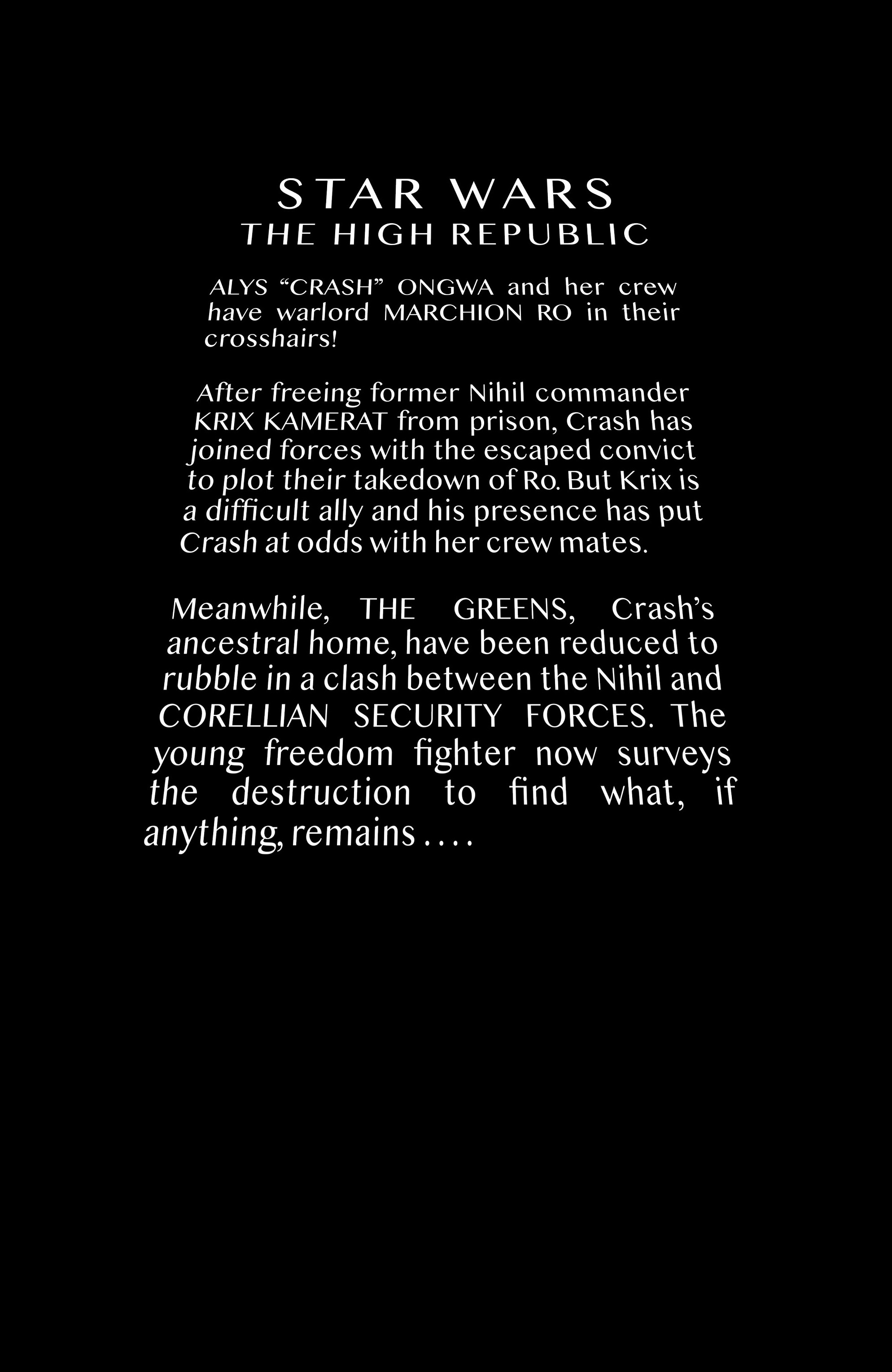 Star Wars: The High Republic Adventures - Crash and Burn (2024-): Chapter 1 - Page 4