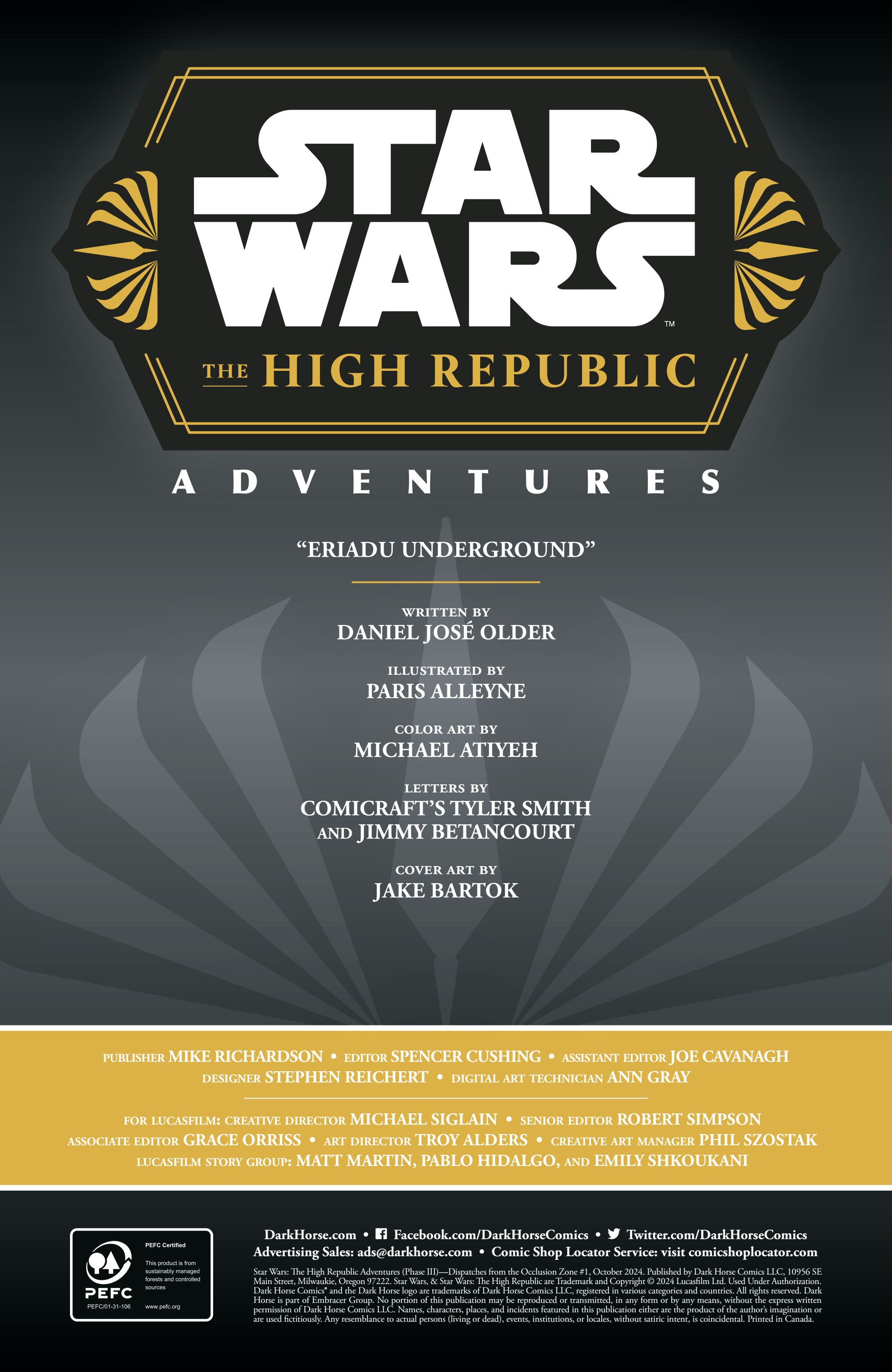 Star Wars: The High Republic Adventures - Dispatches from the Occlusion Zone (2024-): Chapter 1 - Page 2