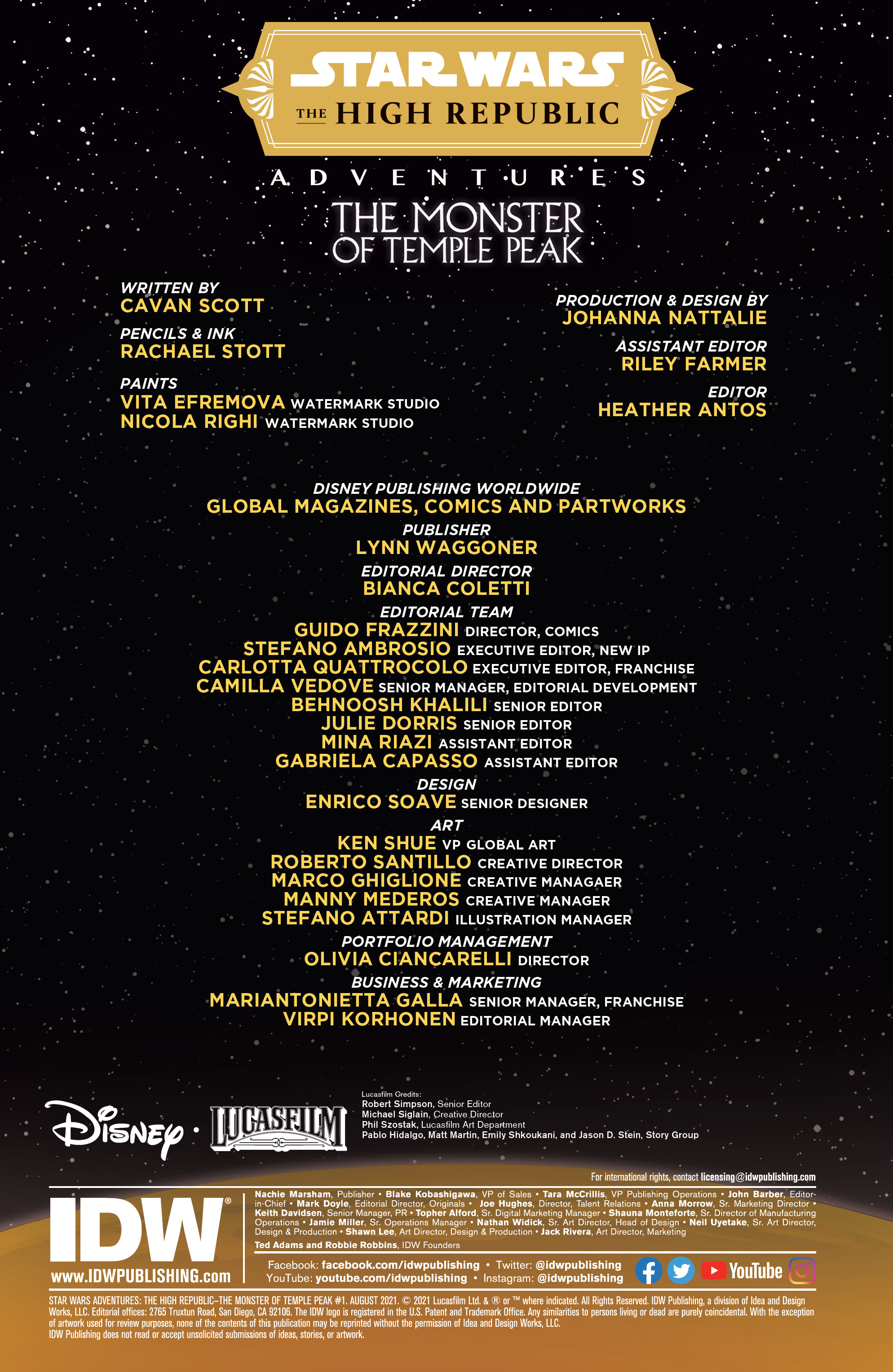 Star Wars: The High Republic Adventures—The Monster of Temple Peak (2021-): Chapter 1 - Page 2